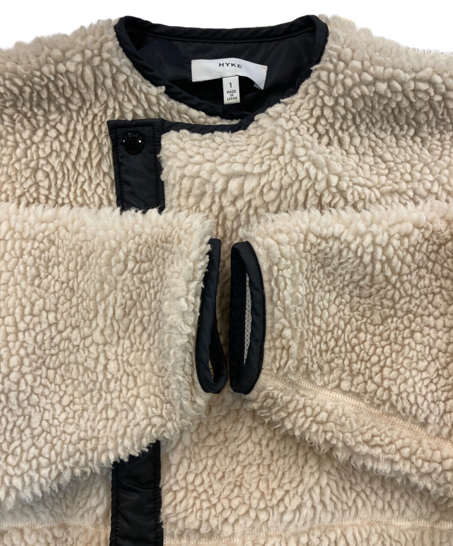 中古・古着通販】HYKE (ハイク) ボアコート ベージュ サイズ:SIZE 1