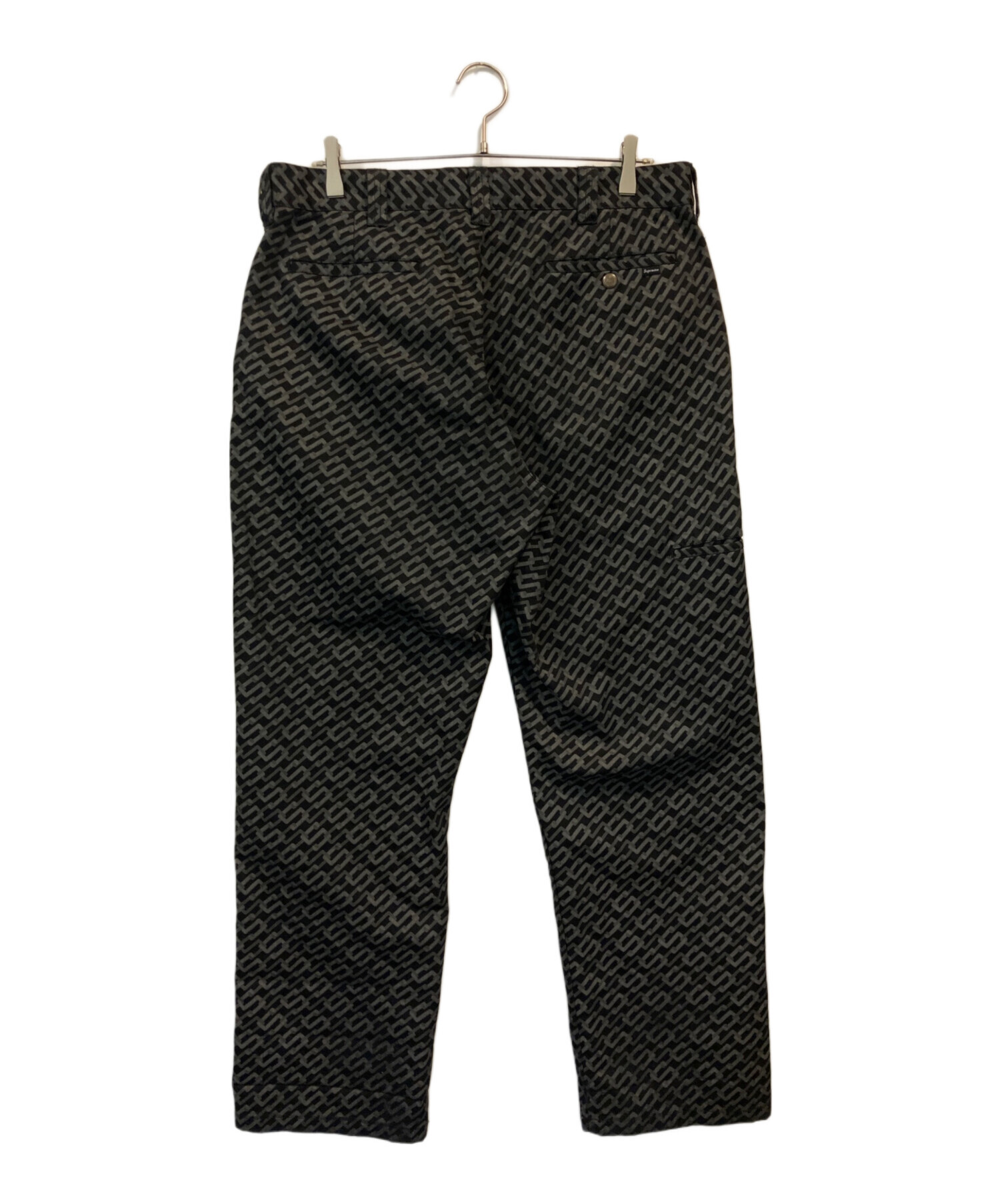Supreme シュプリーム　ワークパンツ　ブラック　サイズ34 良品 中古・古着通販】Supreme (シュプリーム) Chain S Logo Work Pant