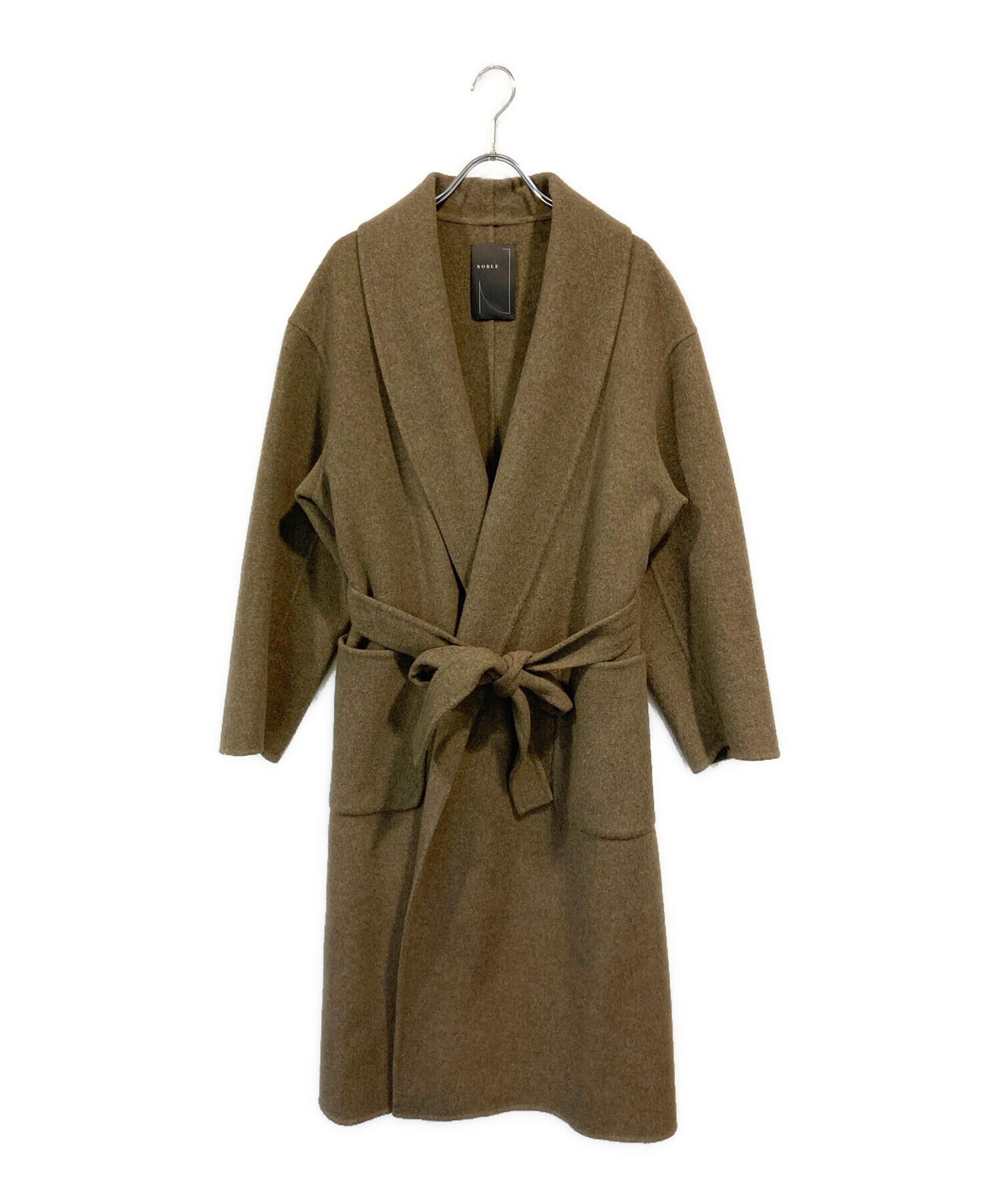 【美品】NOBLE ノーブル　リバーパフガウンコート　ロングコート 2025年最新】noble コートの人気アイテム - メルカリ