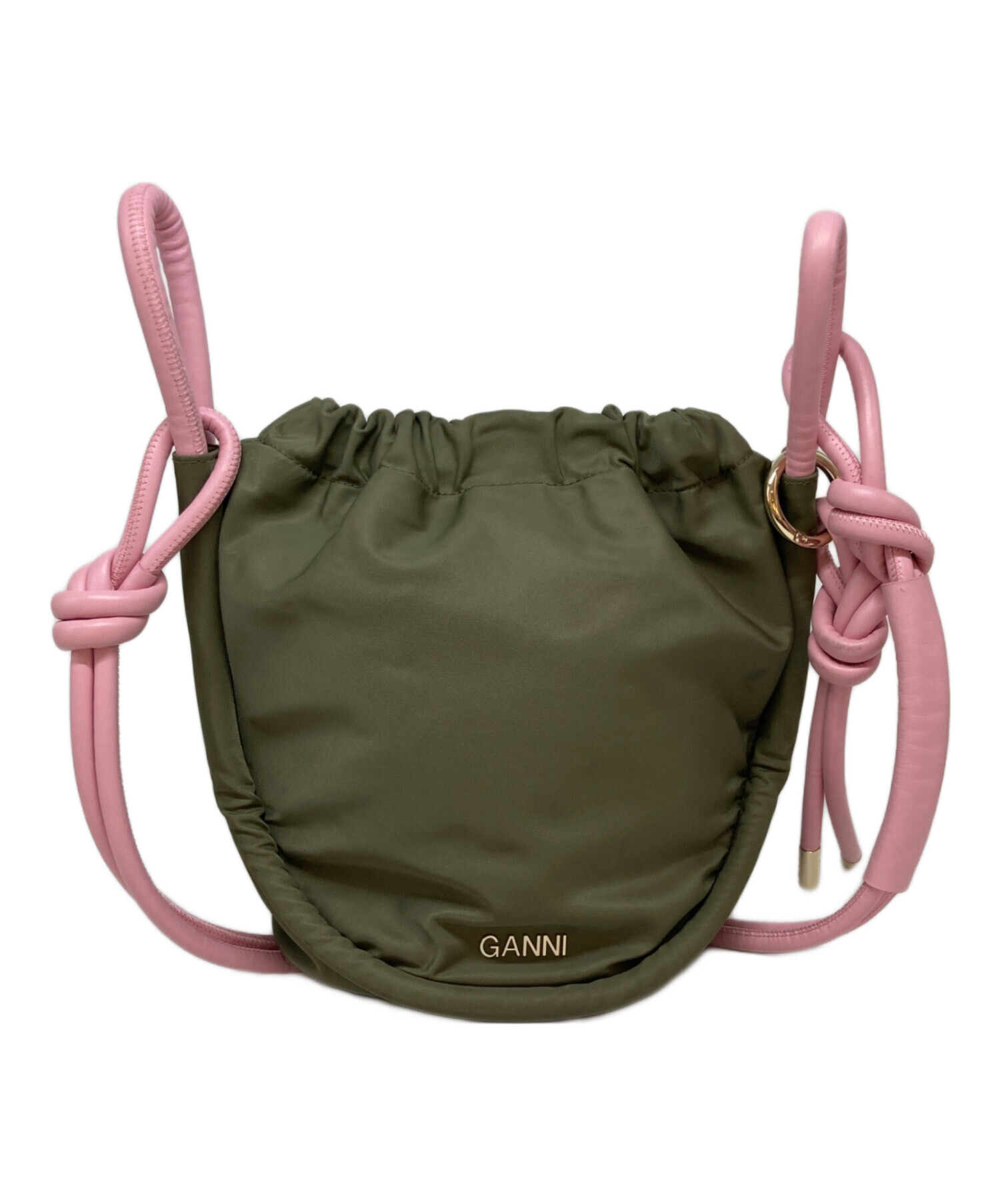 中古・古着通販】Ganni (ガニー) ショルダーバッグ グリーン｜ブランド 