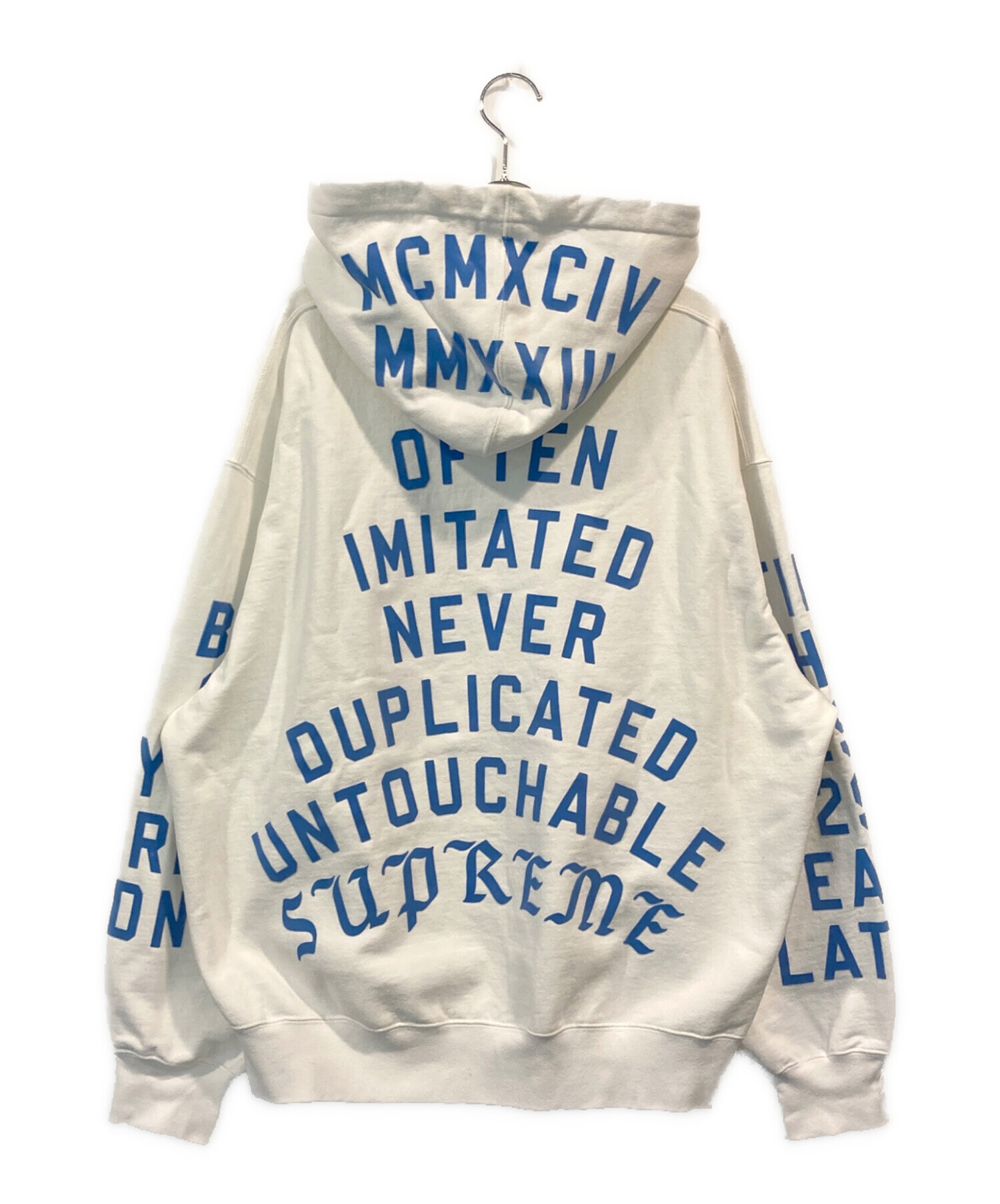 中古・古着通販】Supreme (シュプリーム) チーム フロックド パーカー 