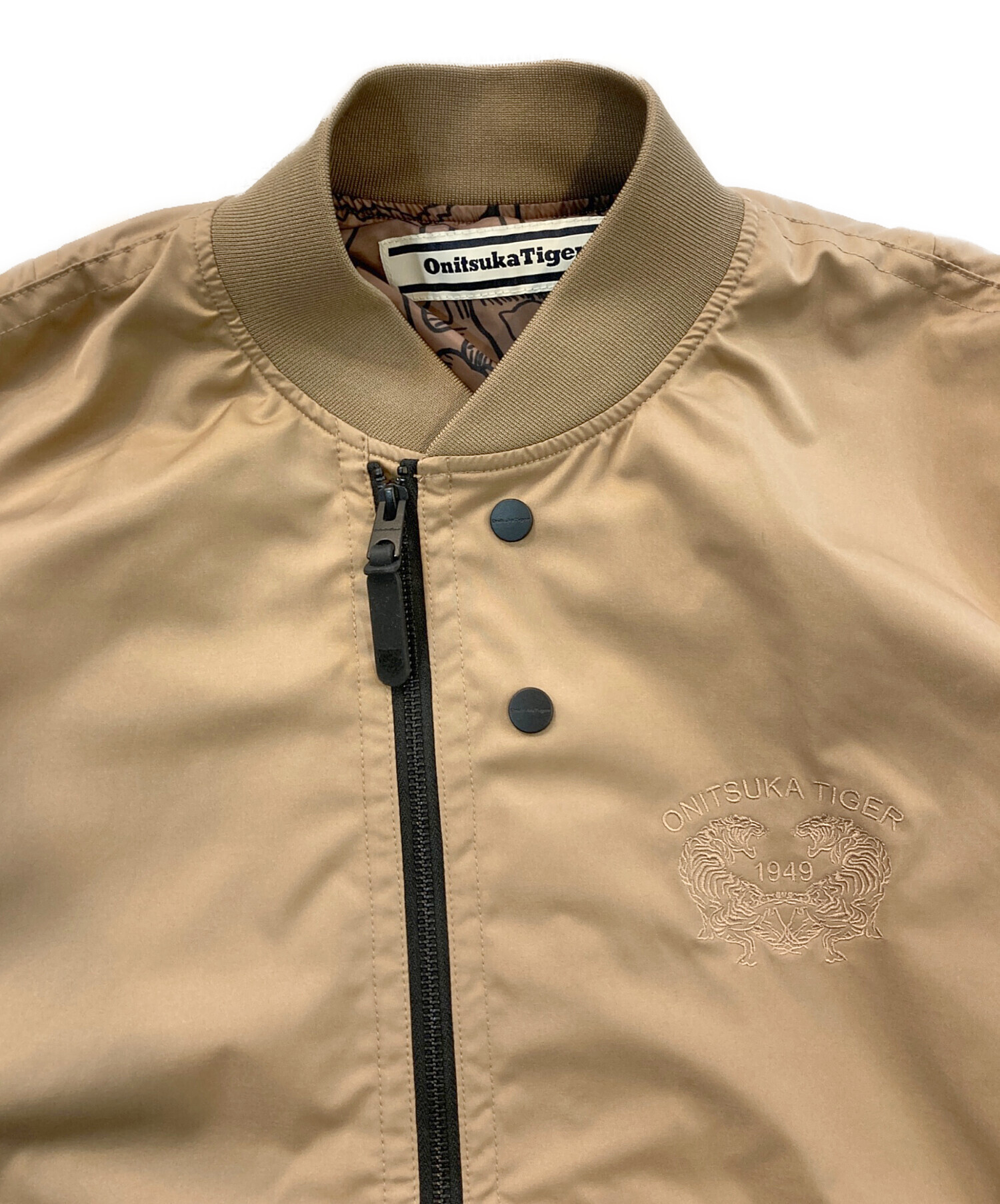 オニツカタイガー ボンバージャケット 美品 サイズ L 楽天市場】【公式ショップ】PRINTED BOMBER JACKET Onitsuka