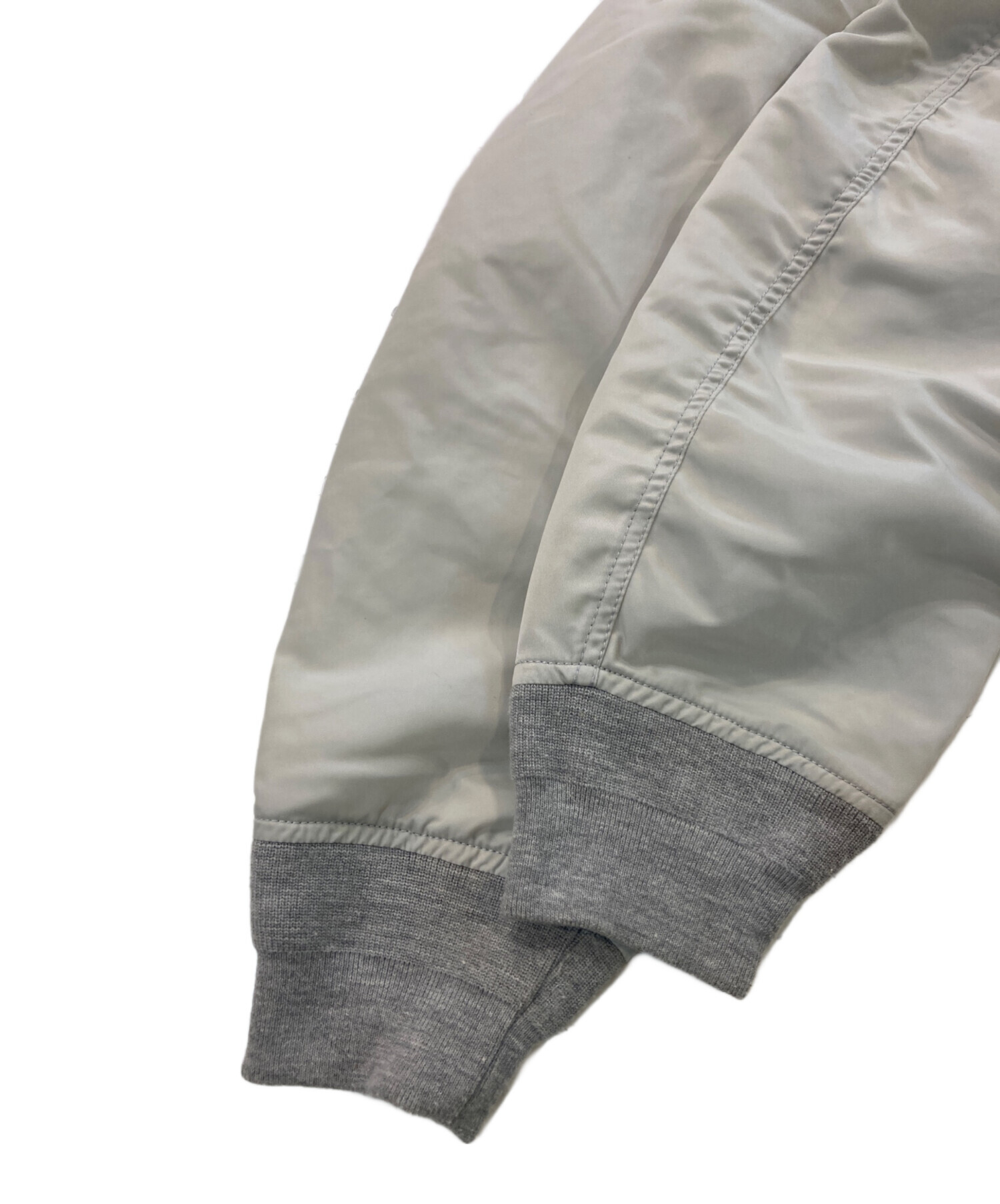 中古・古着通販】sacai (サカイ) ナイロンツイルブルゾンMA-1 グレー