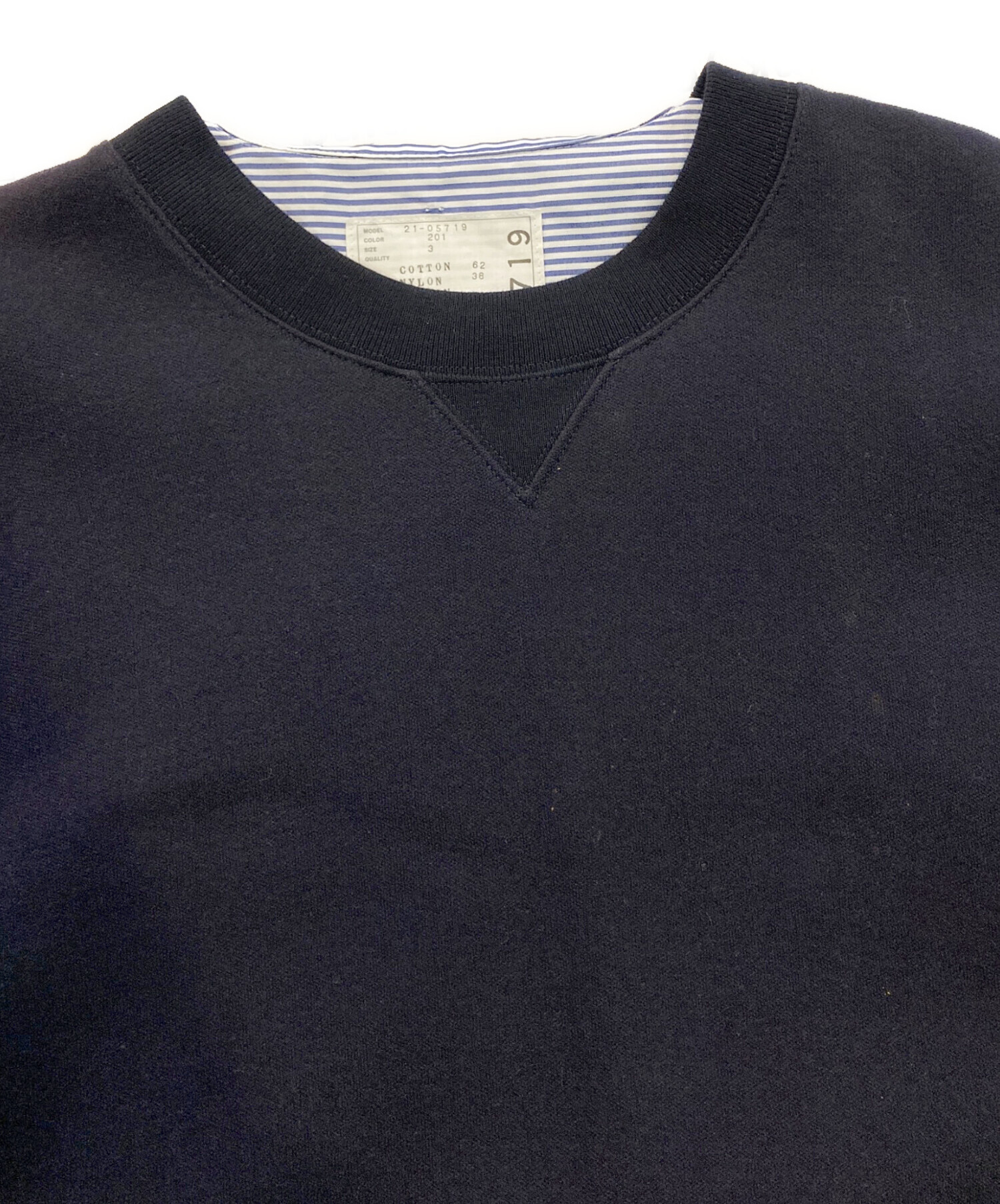 中古・古着通販】sacai (サカイ) スウェットドッキングシャツ 