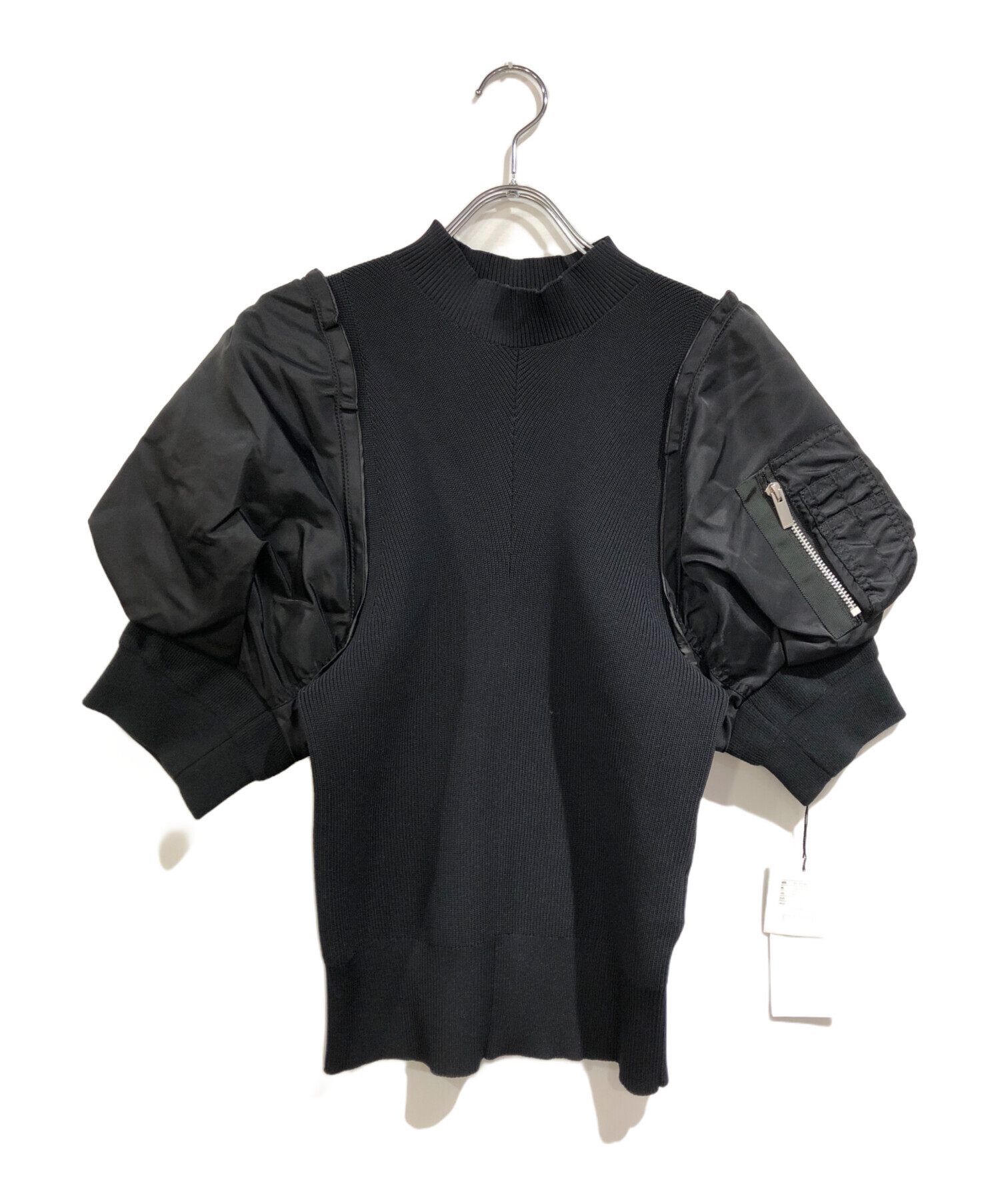 中古・古着通販】sacai (サカイ) ブラック パネル プルオーバー