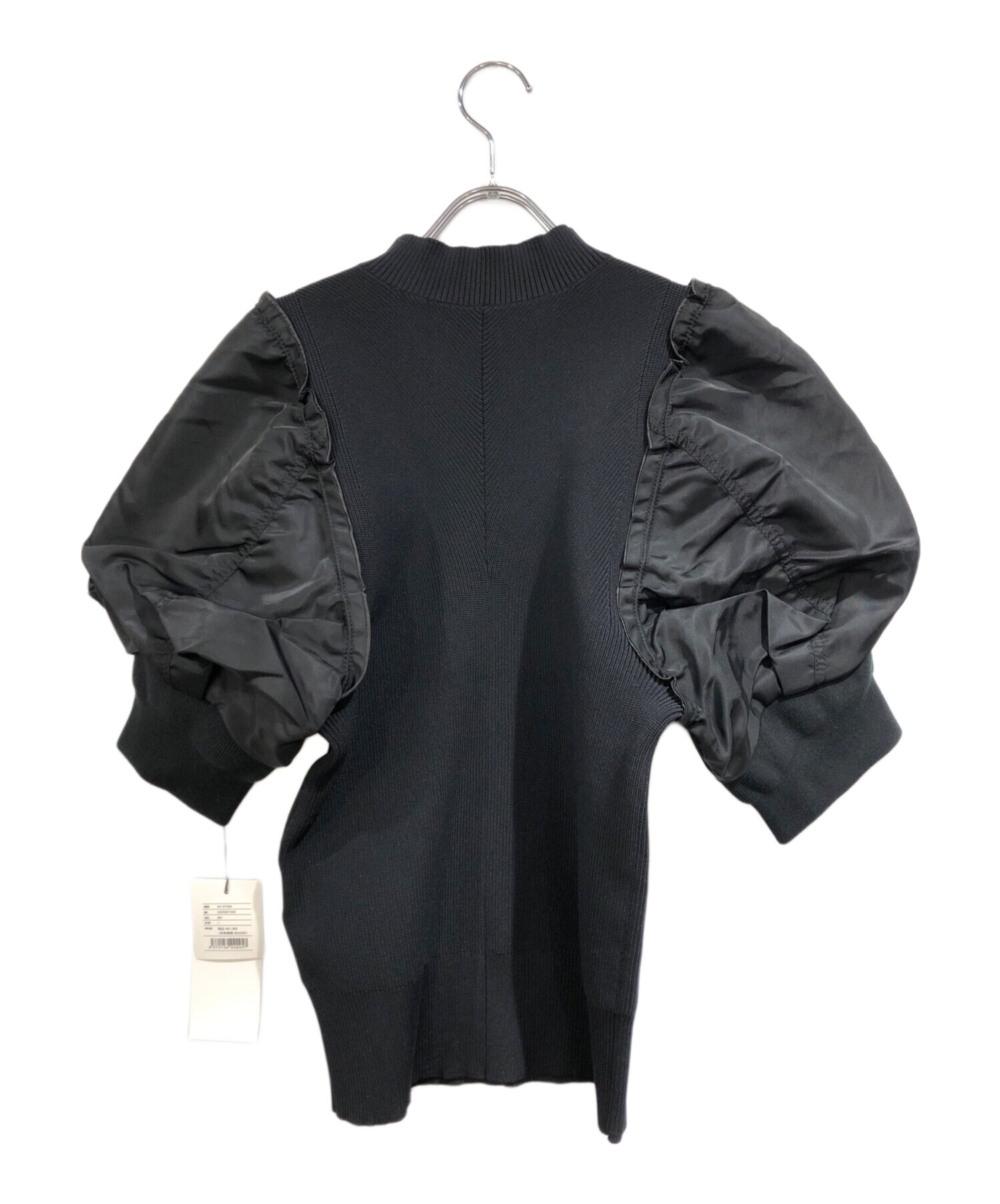 中古・古着通販】sacai (サカイ) ブラック パネル プルオーバー