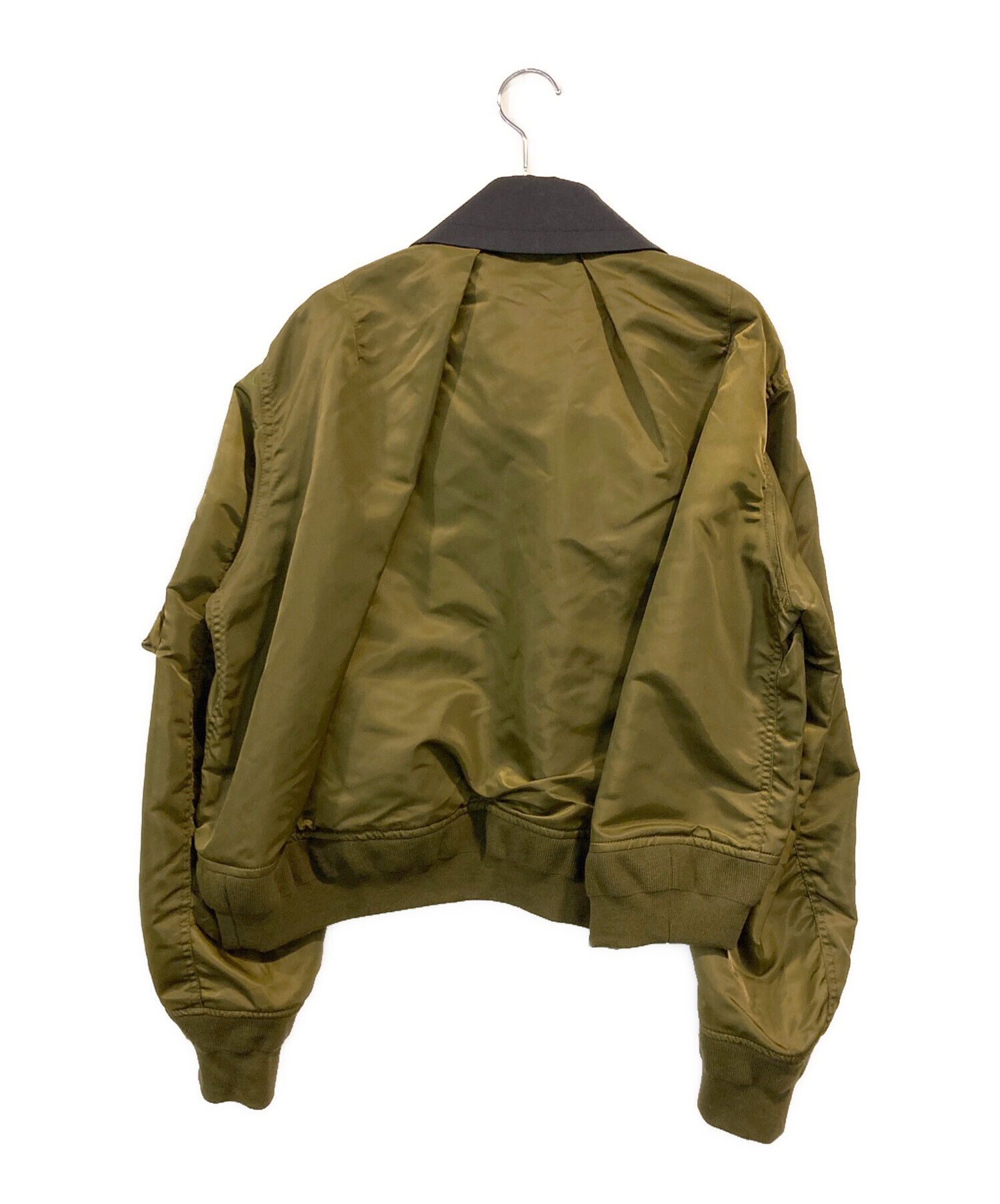 sacai ドッキングジャケット 中古・古着通販】sacai (サカイ) ナイロンツイルドッキング