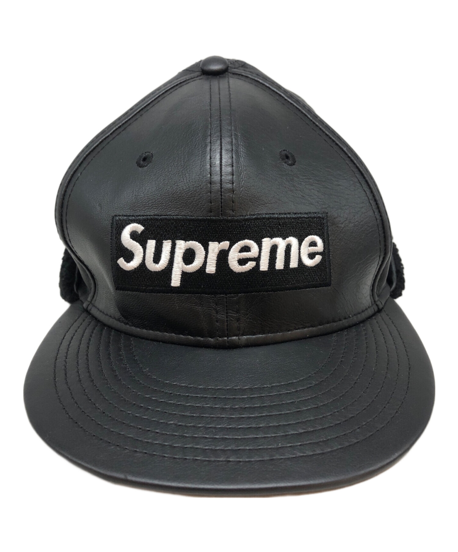 シュプリーム ニューエラ 3/8 ブラック Supreme 59FIFTY キャップ