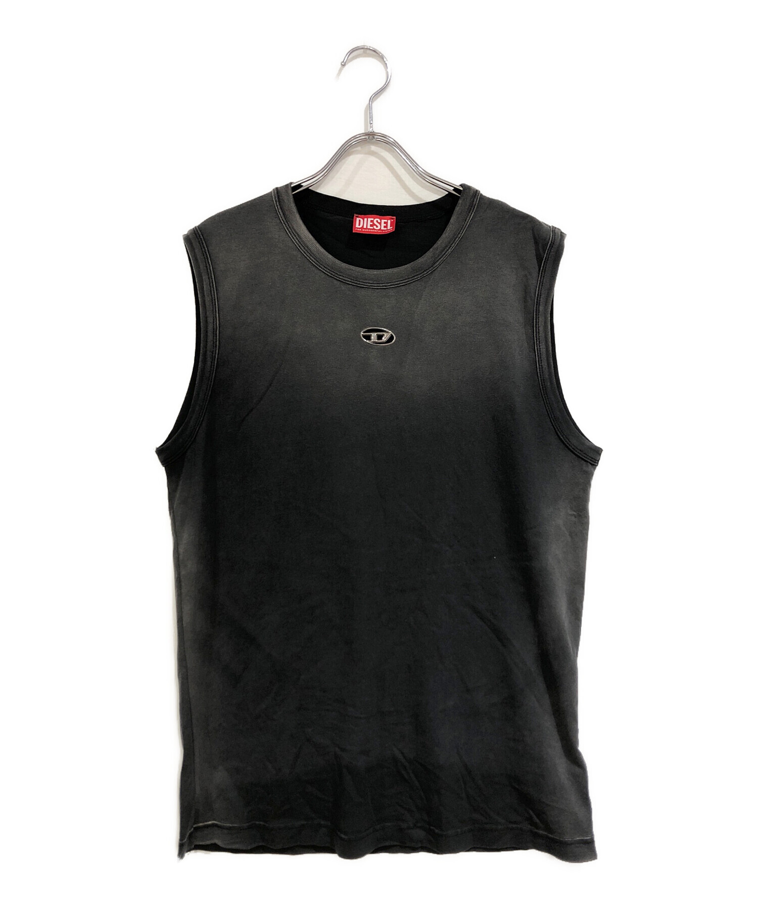DIESEL ブラック タンクトップ 中古・古着通販】DIESEL (ディーゼル) フェードタンクトップ ブラック