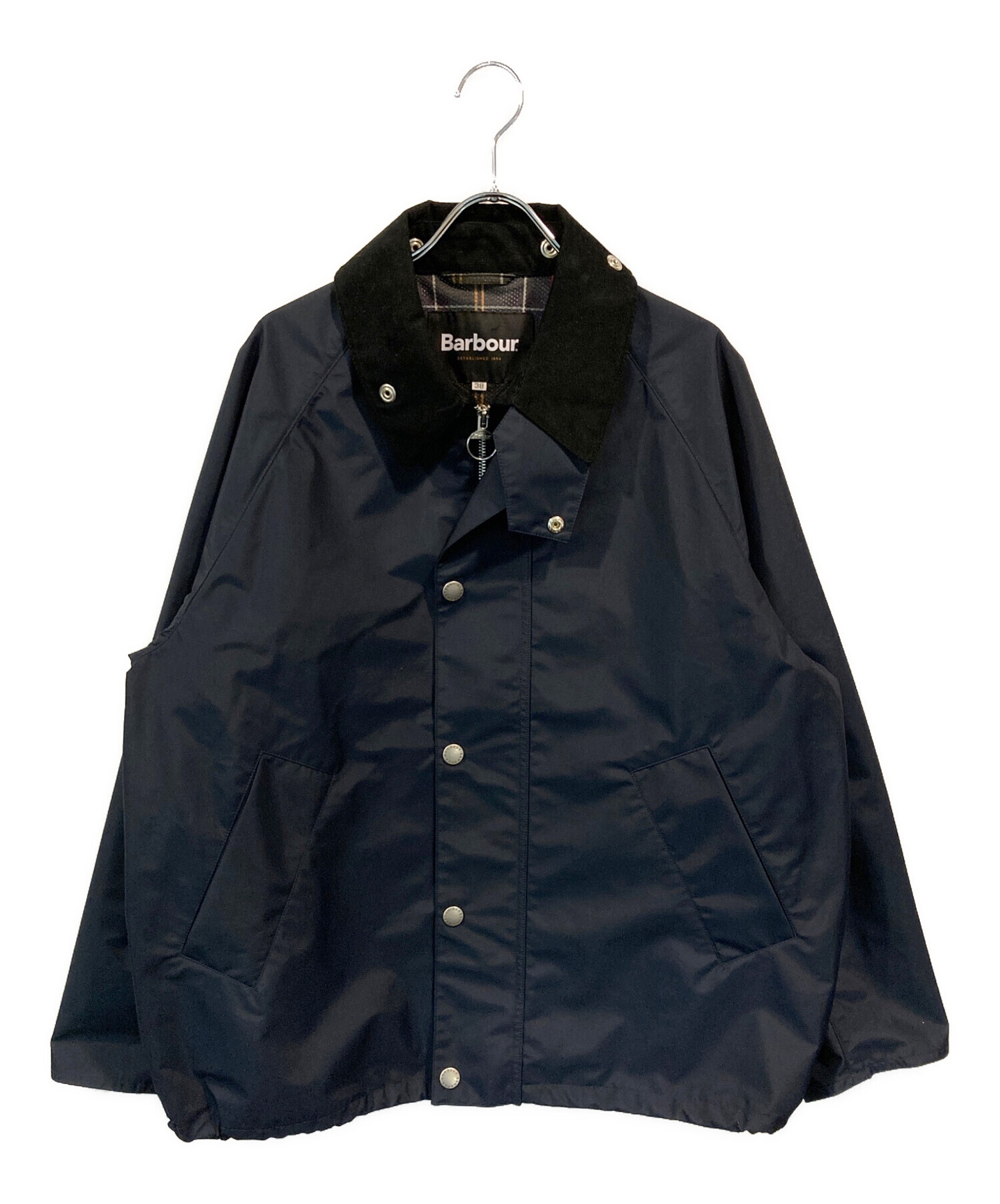Barbour ブルゾン イギリス製 コーデュロイサイズ40 濃紺 Barbour