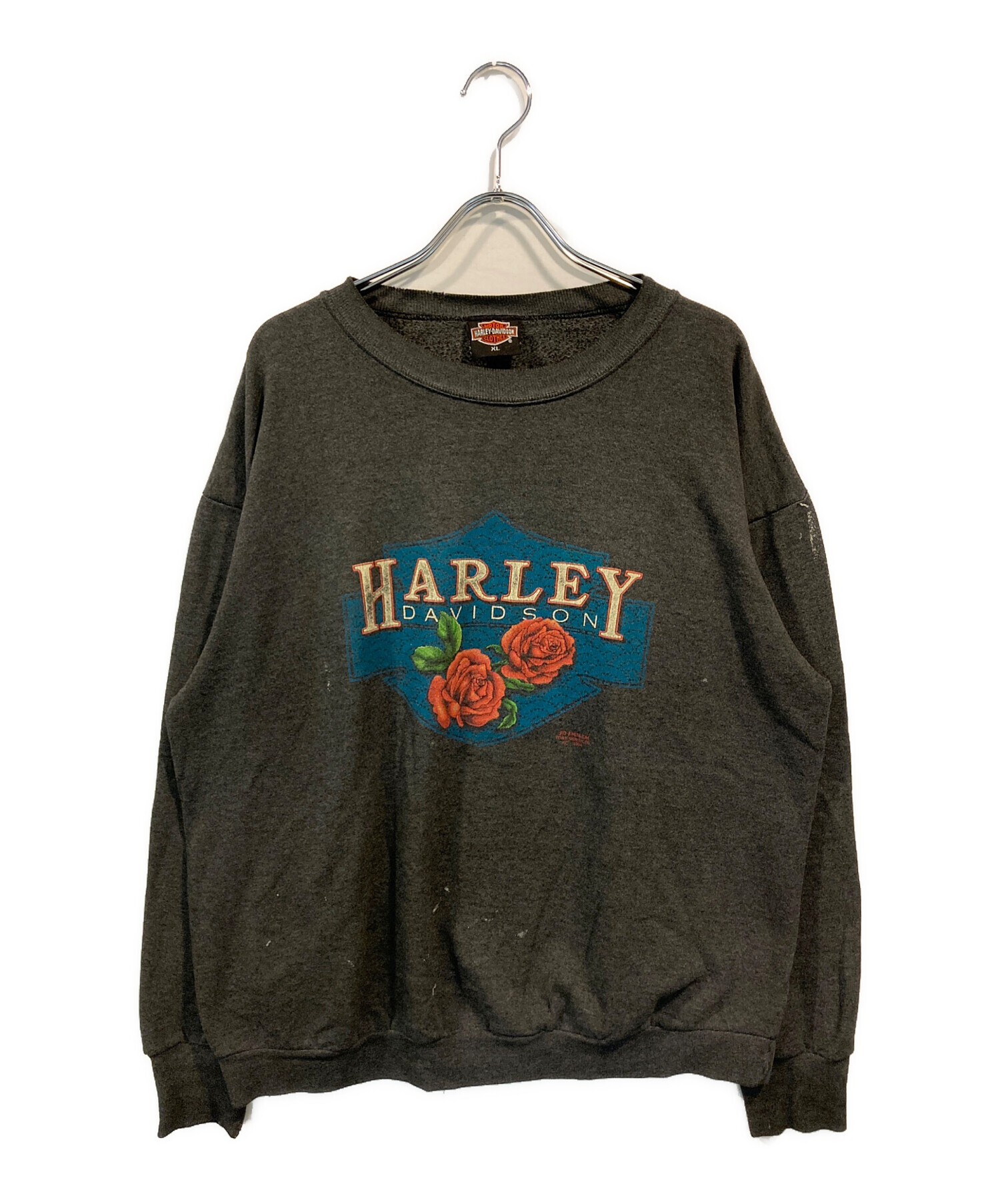美品　ハーレーダビッドソン　トレーナー　M デッドストック　古着 中古・古着通販】HARLEY-DAVIDSON (ハーレーダビッドソン) 90sローズ