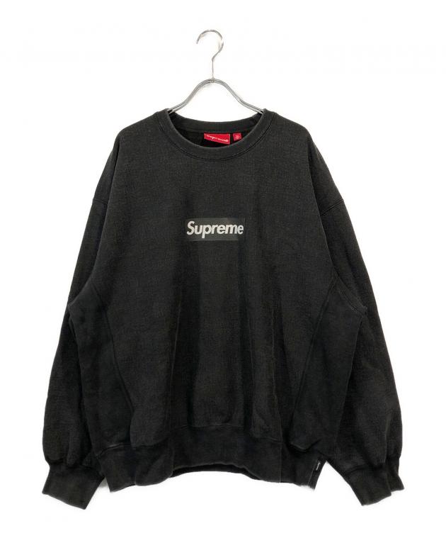 Supreme Washed Box Logo Crewneck Lシュプリーム