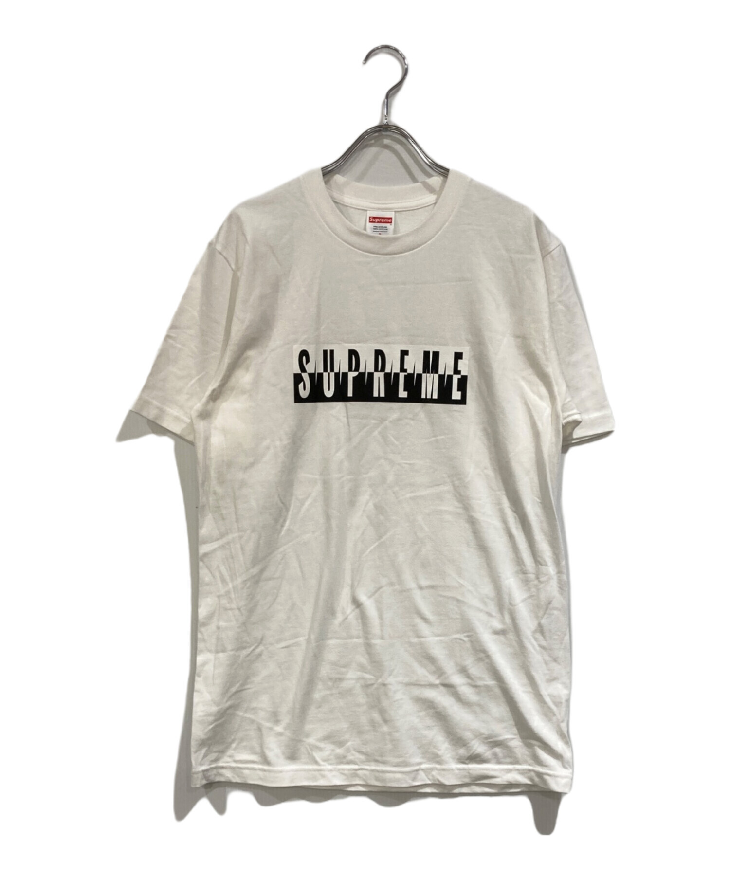 Supreme Split Tee Black • L Supreme Split Tee