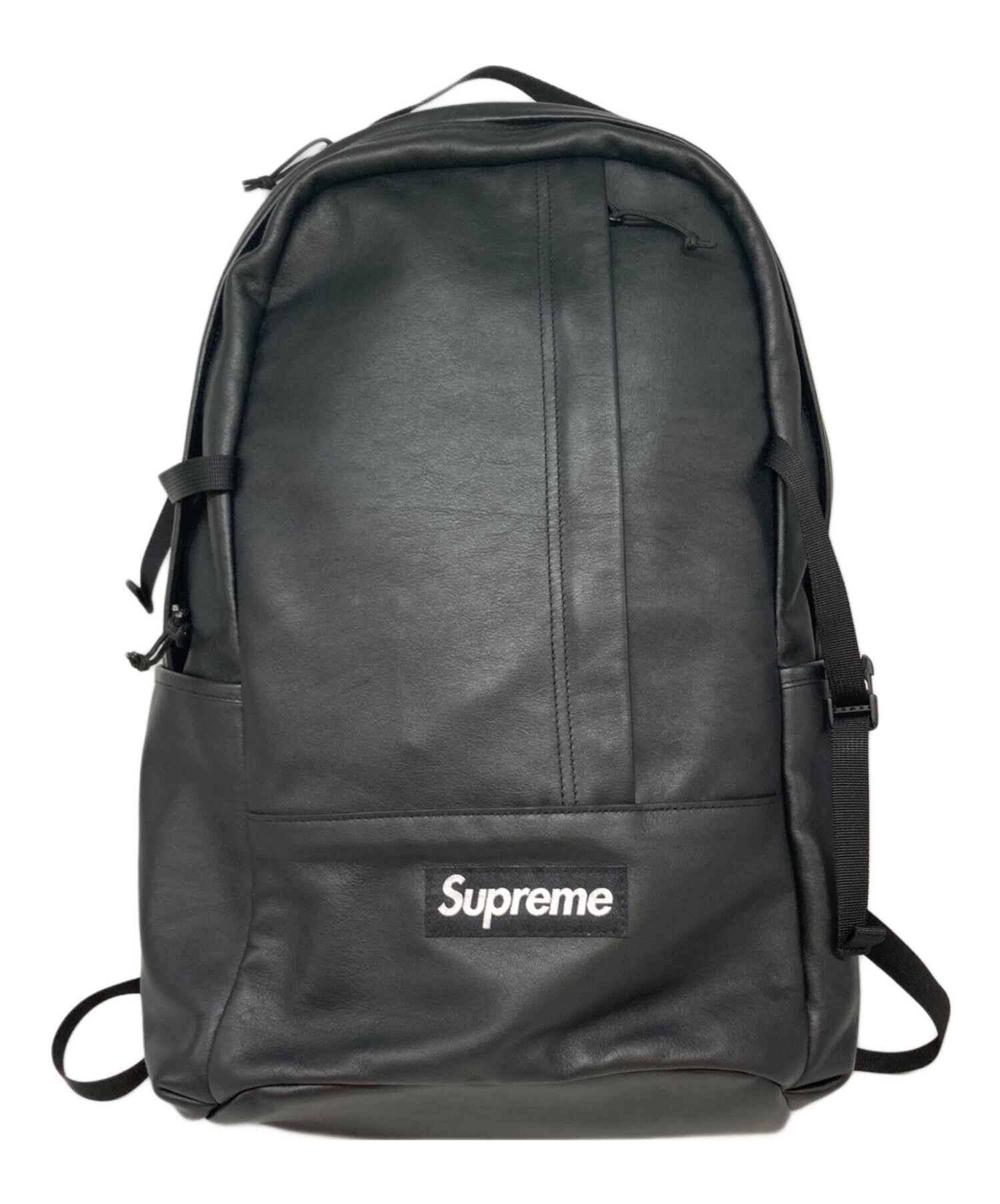 中古・古着通販】Supreme (シュプリーム) Leather Backpack ブラック