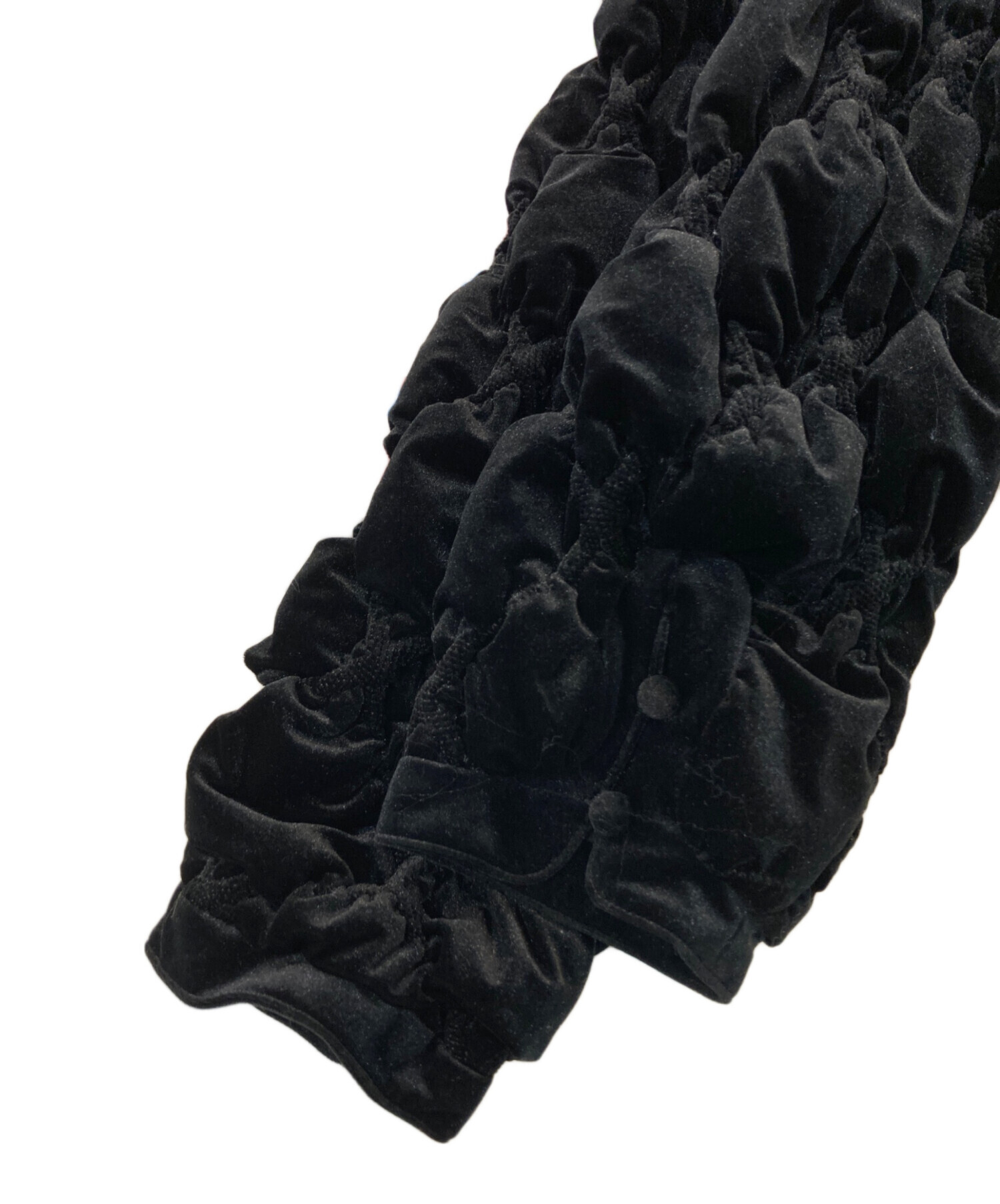 中古・古着通販】AMERI (アメリ) VELOUR QUILTING STAND COLLAR 