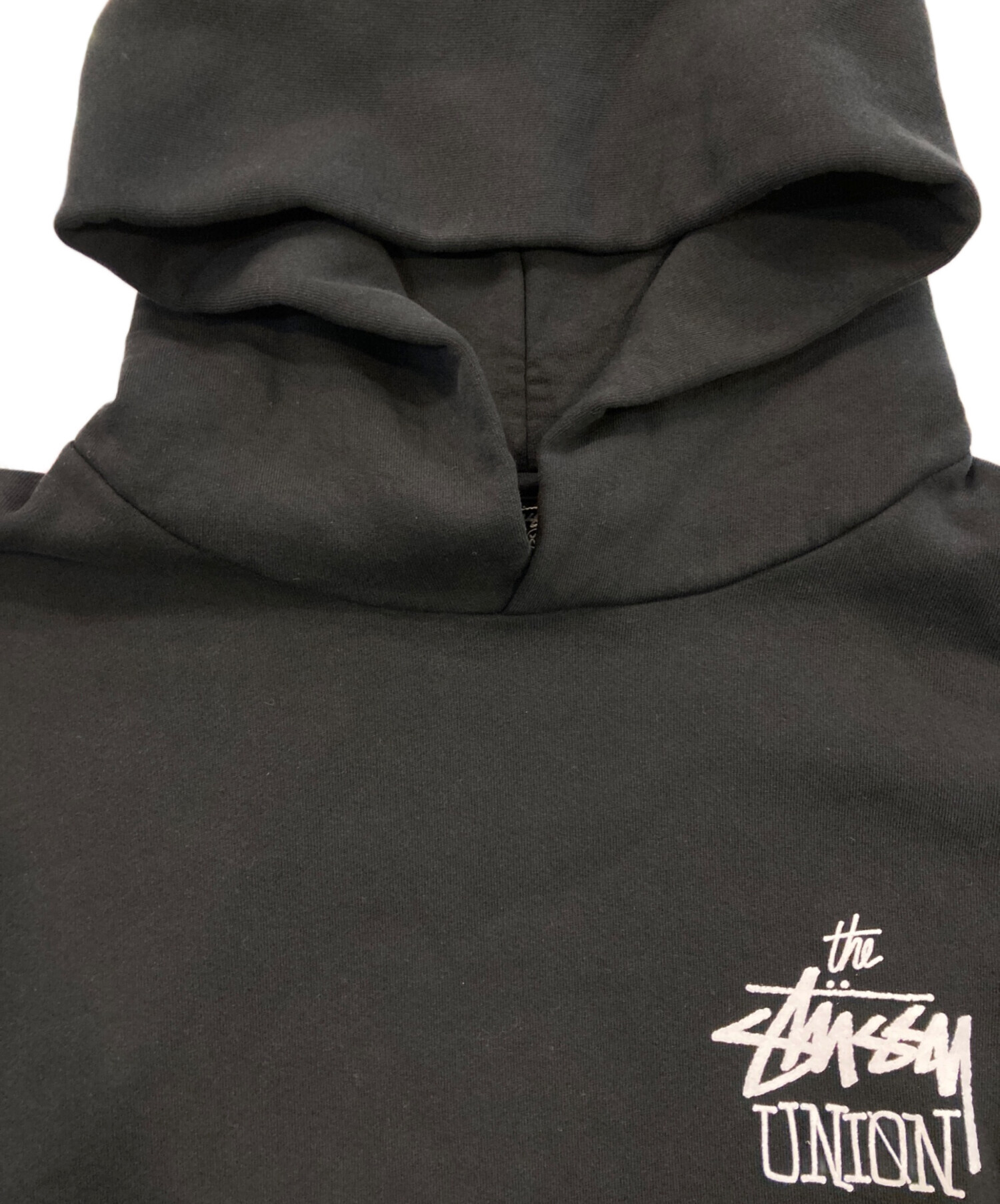 Stussy UNION ポンチョ パーカー Mサイズ 中古・古着通販】stussy (ステューシー) UNION (ユニオン) コラボ