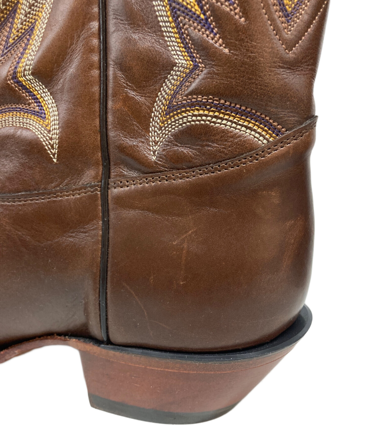 中古・古着通販】TONY LAMA (トニーラマ) ウェスタンブーツ ブラウン