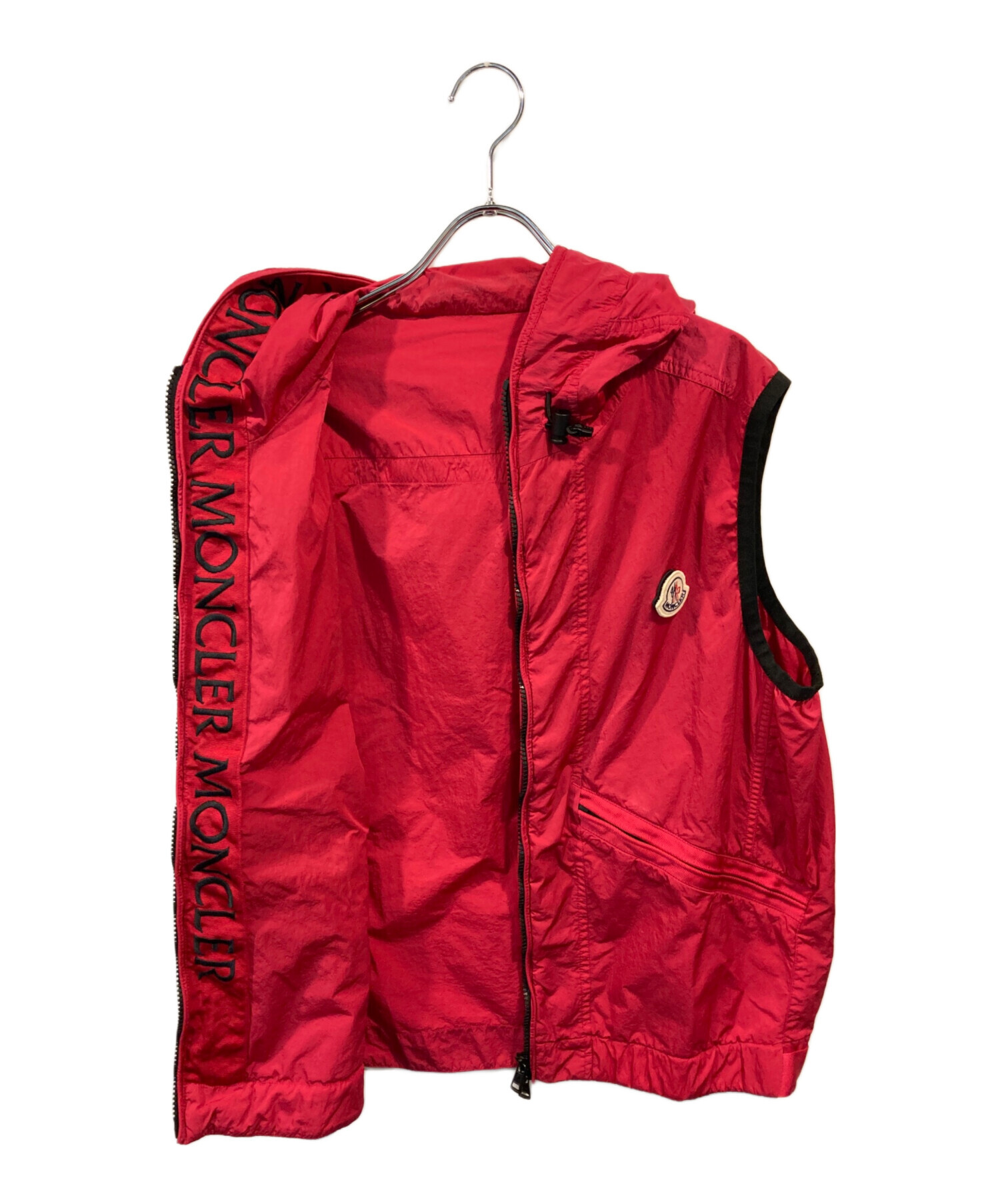 中古・古着通販】MONCLER (モンクレール) ナイロンベスト ピンク