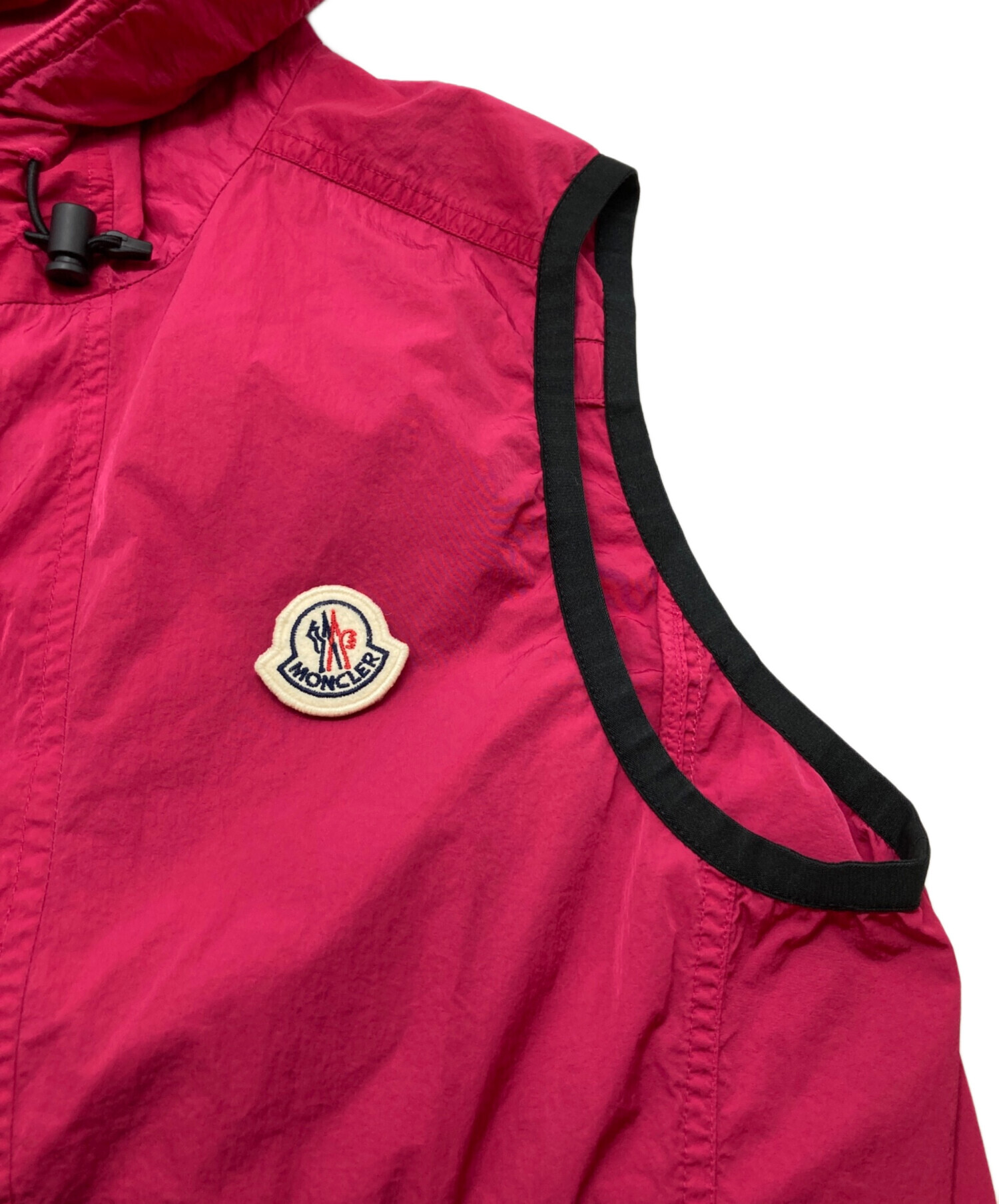 中古・古着通販】MONCLER (モンクレール) ナイロンベスト ピンク