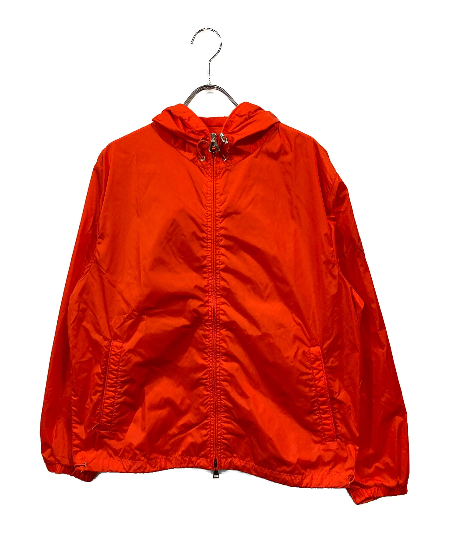 MONCLER モンクレール 19年ナイロンジャケット オレンジ レディース 中古・古着通販】MONCLER (モンクレール) ナイロンジャケット オレンジ