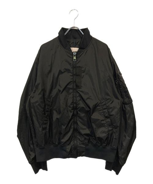 中古・古着通販】MONCLER (モンクレール) ナイロンブルゾン ブラック