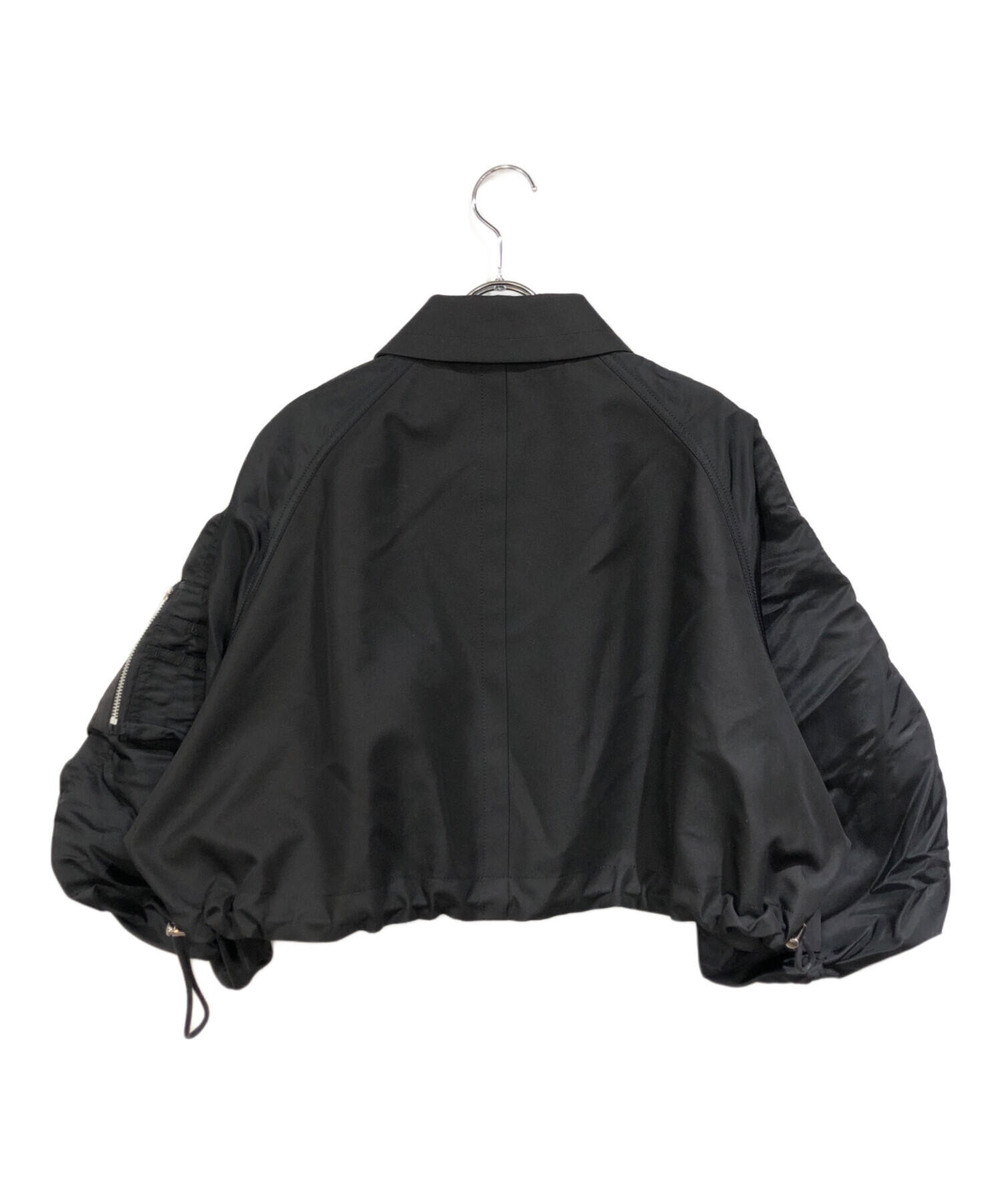 中古・古着通販】sacai (サカイ) ナイロンデザインジャケット ブラック