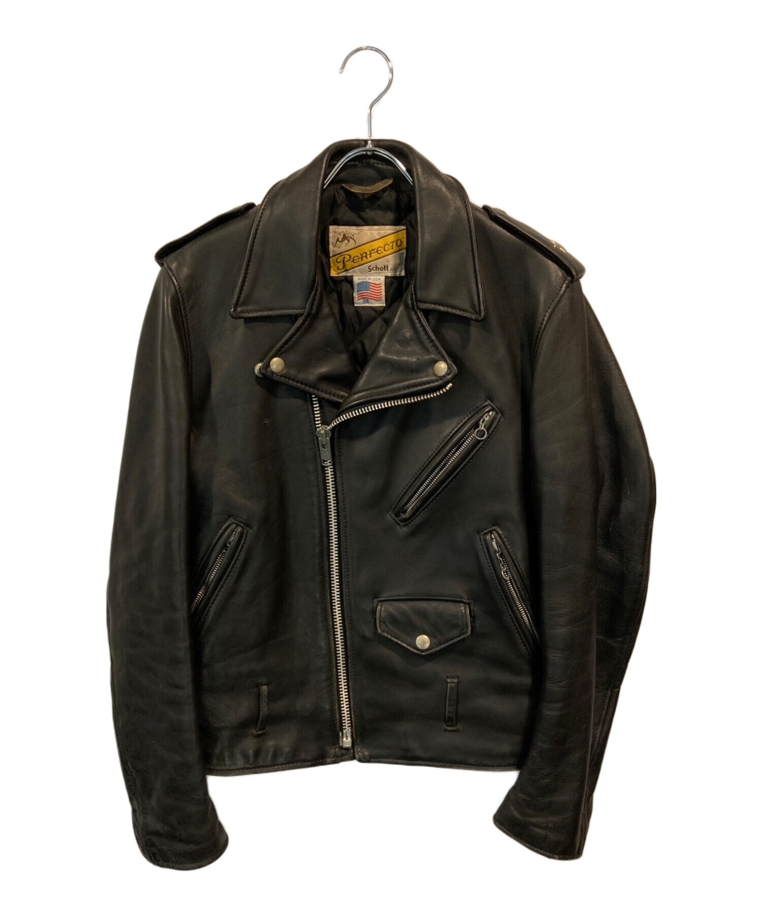 ショット ライダース 80'sバイカータグ後期 サイズ34 Schott/ショット