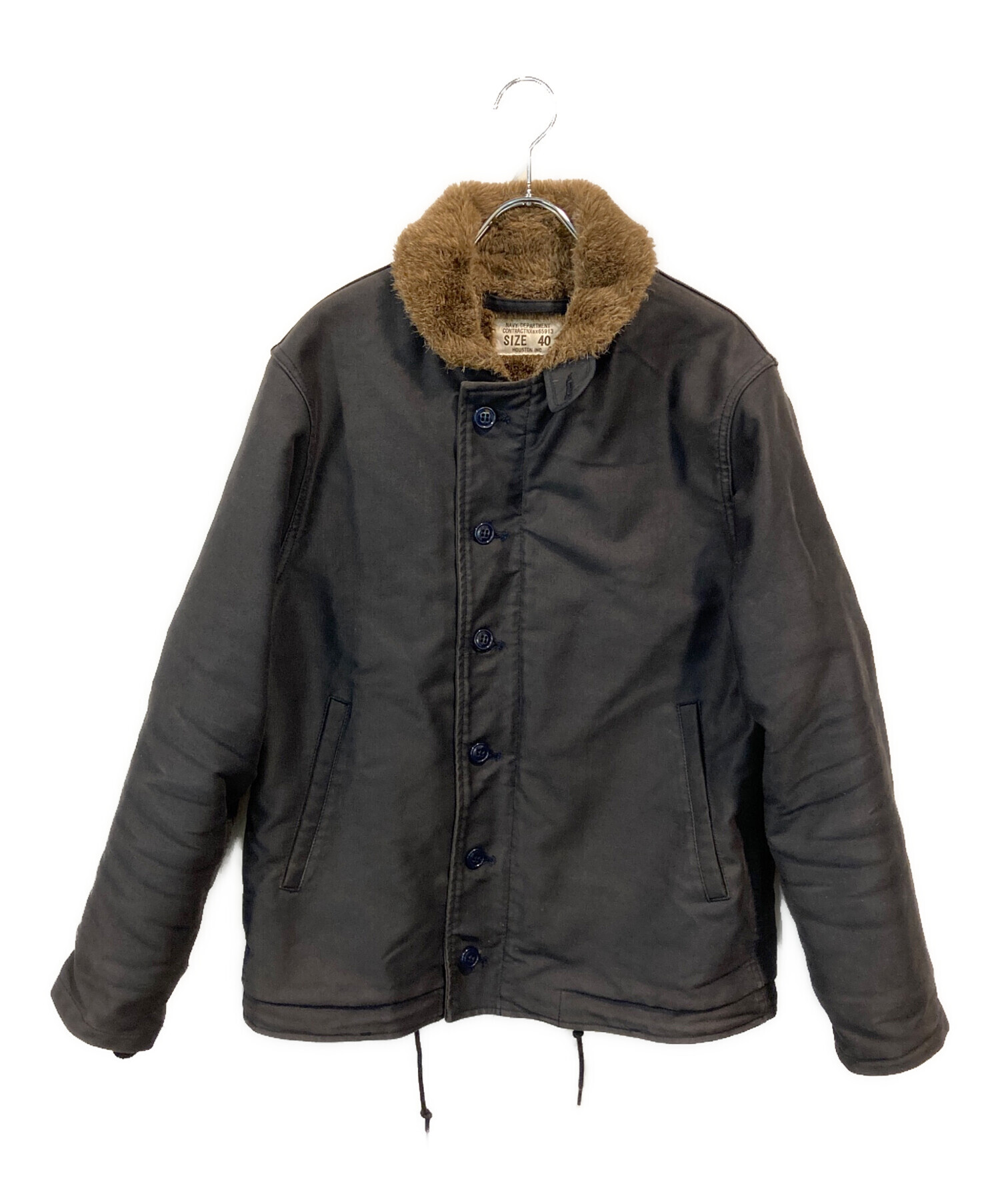 中古・古着通販】HOUSTON (ヒューストン) デッキジャケット ネイビー