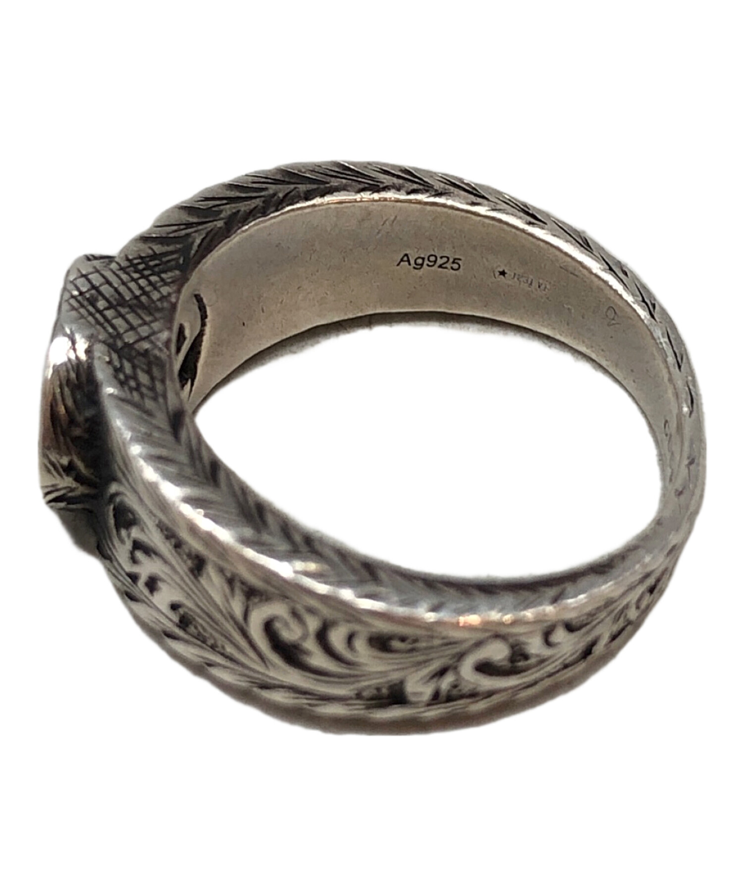 中古・古着通販】GUCCI (グッチ) インターロッキングリング サイズ:12 