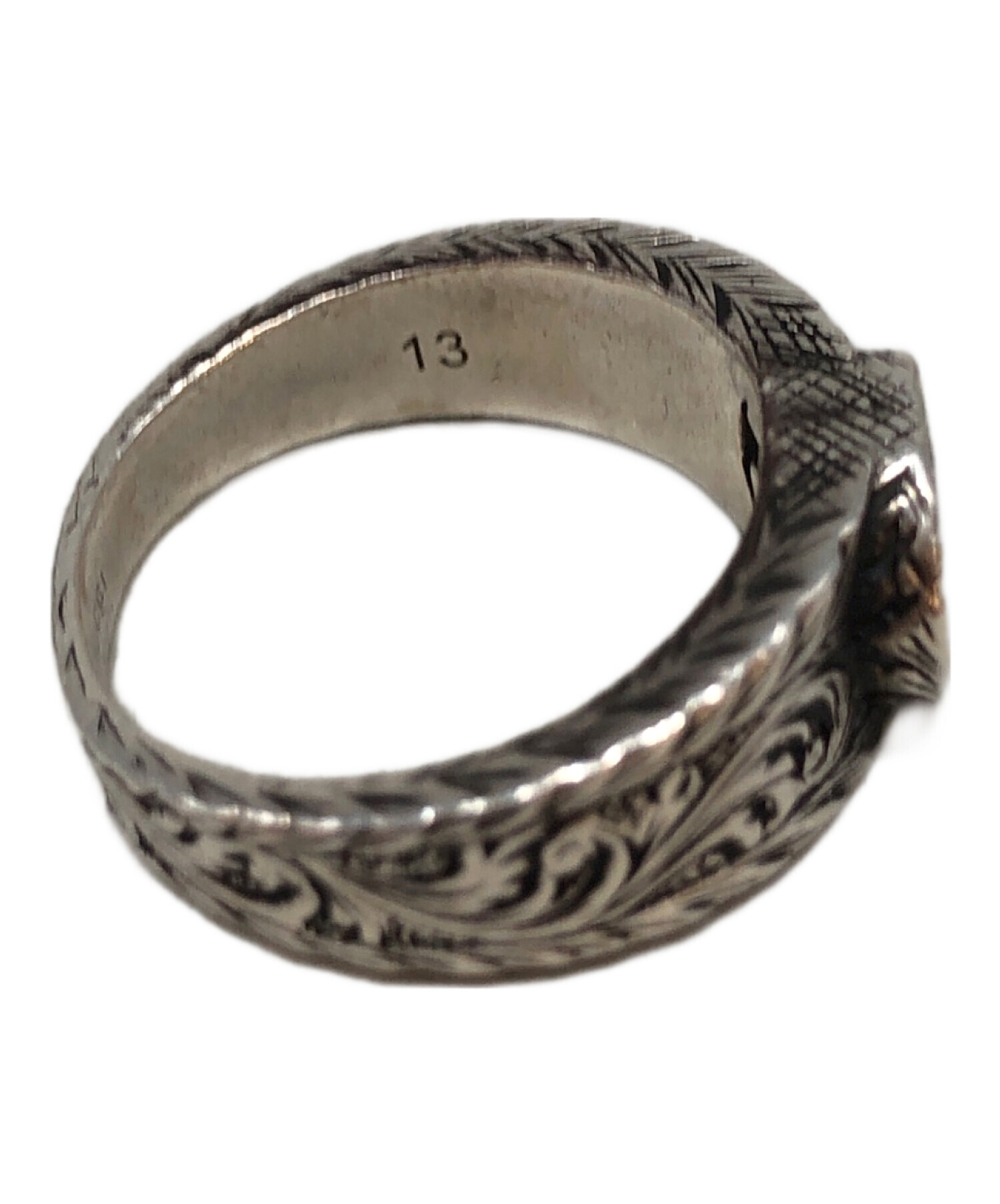 中古・古着通販】GUCCI (グッチ) インターロッキングリング サイズ:12