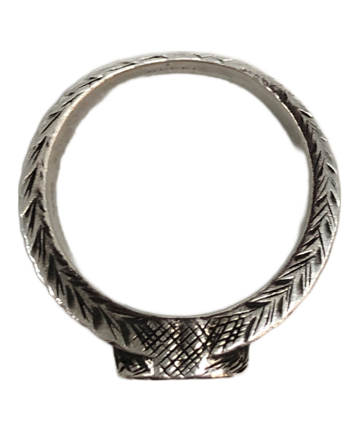 中古・古着通販】GUCCI (グッチ) インターロッキングリング サイズ:12