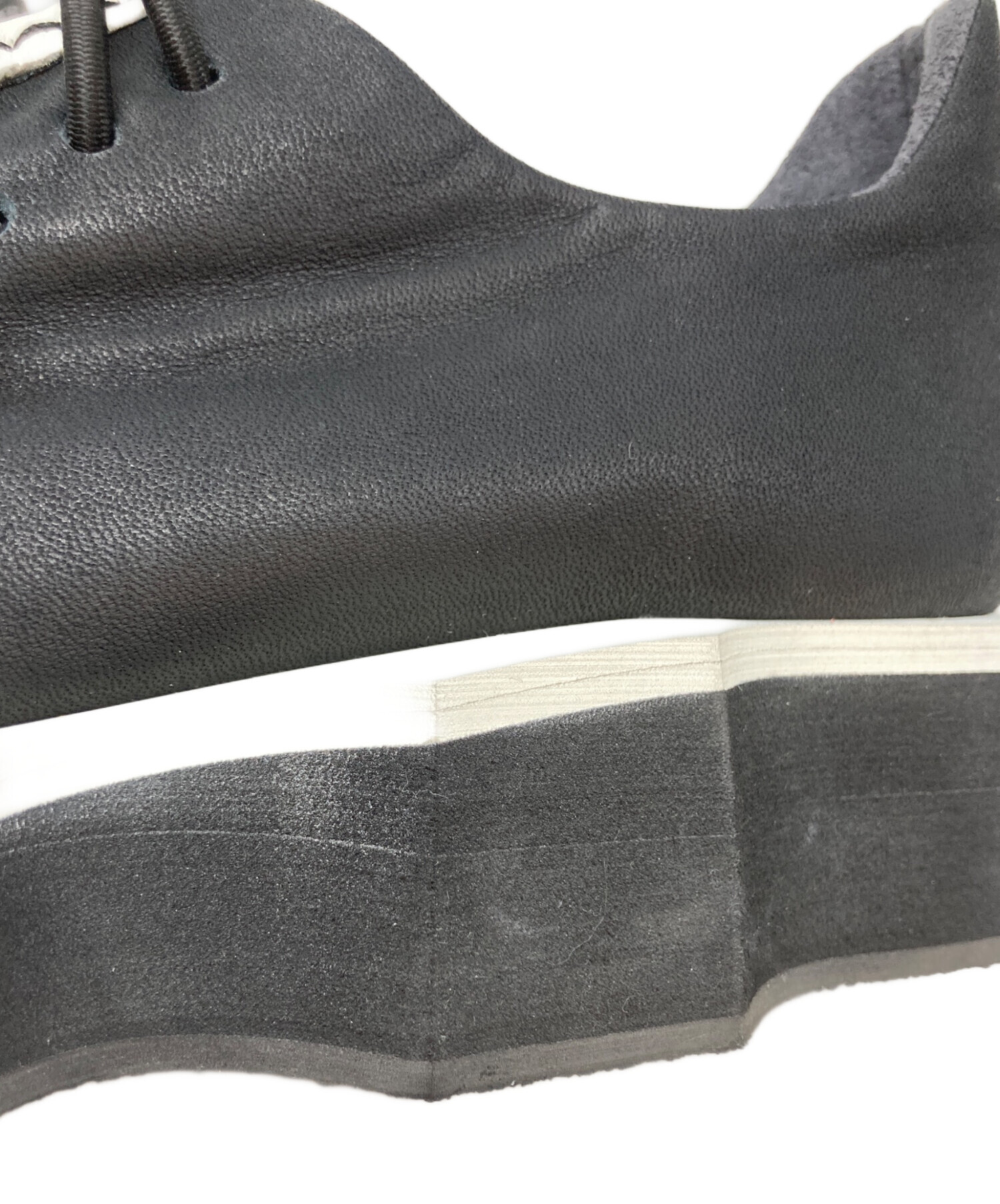 中古・古着通販】LIMI feu (リミフゥ) DIE CUT SOLE SHOES ホワイト