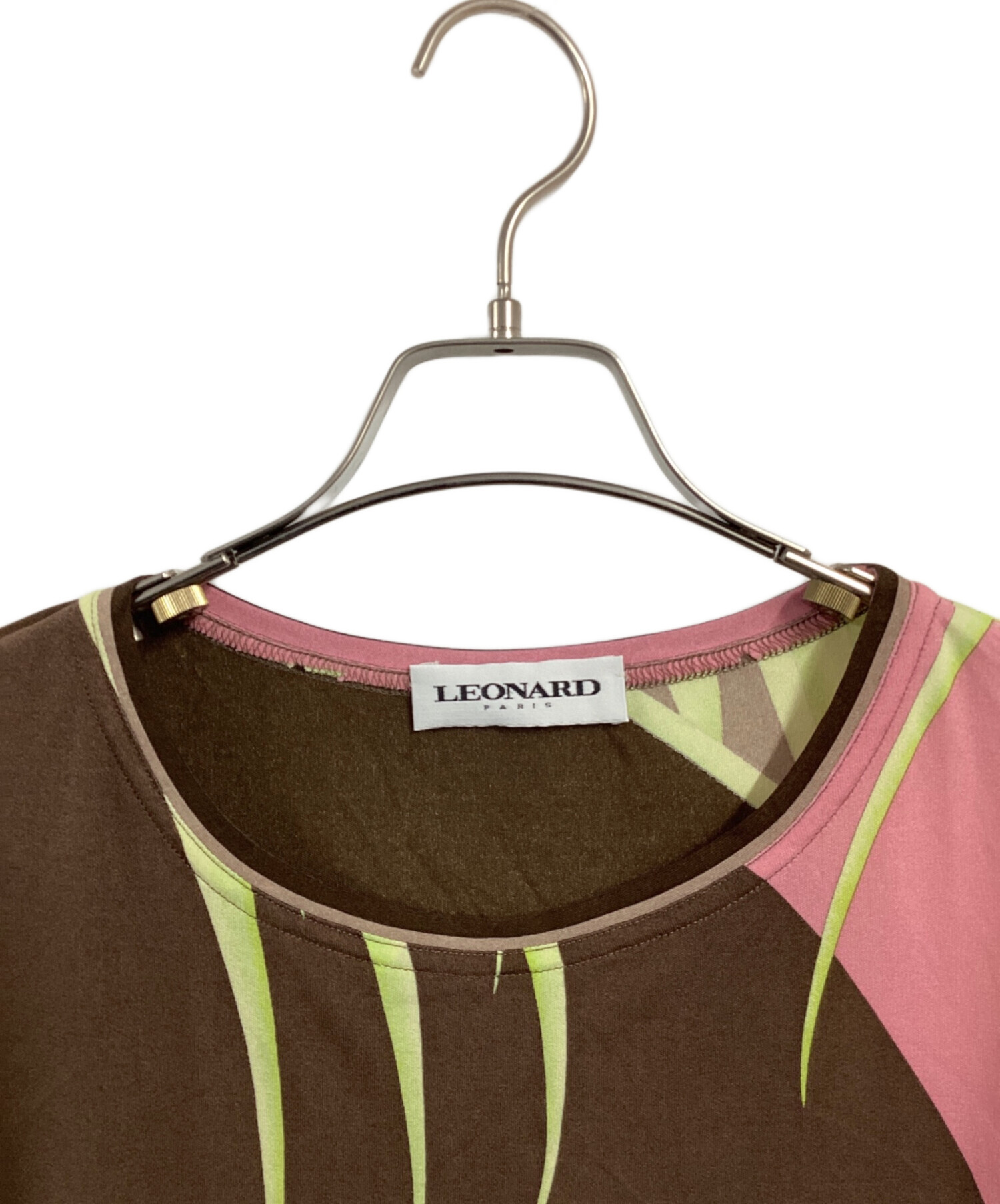 中古・古着通販】LEONARD (レオナール) 総柄シルクカットソー