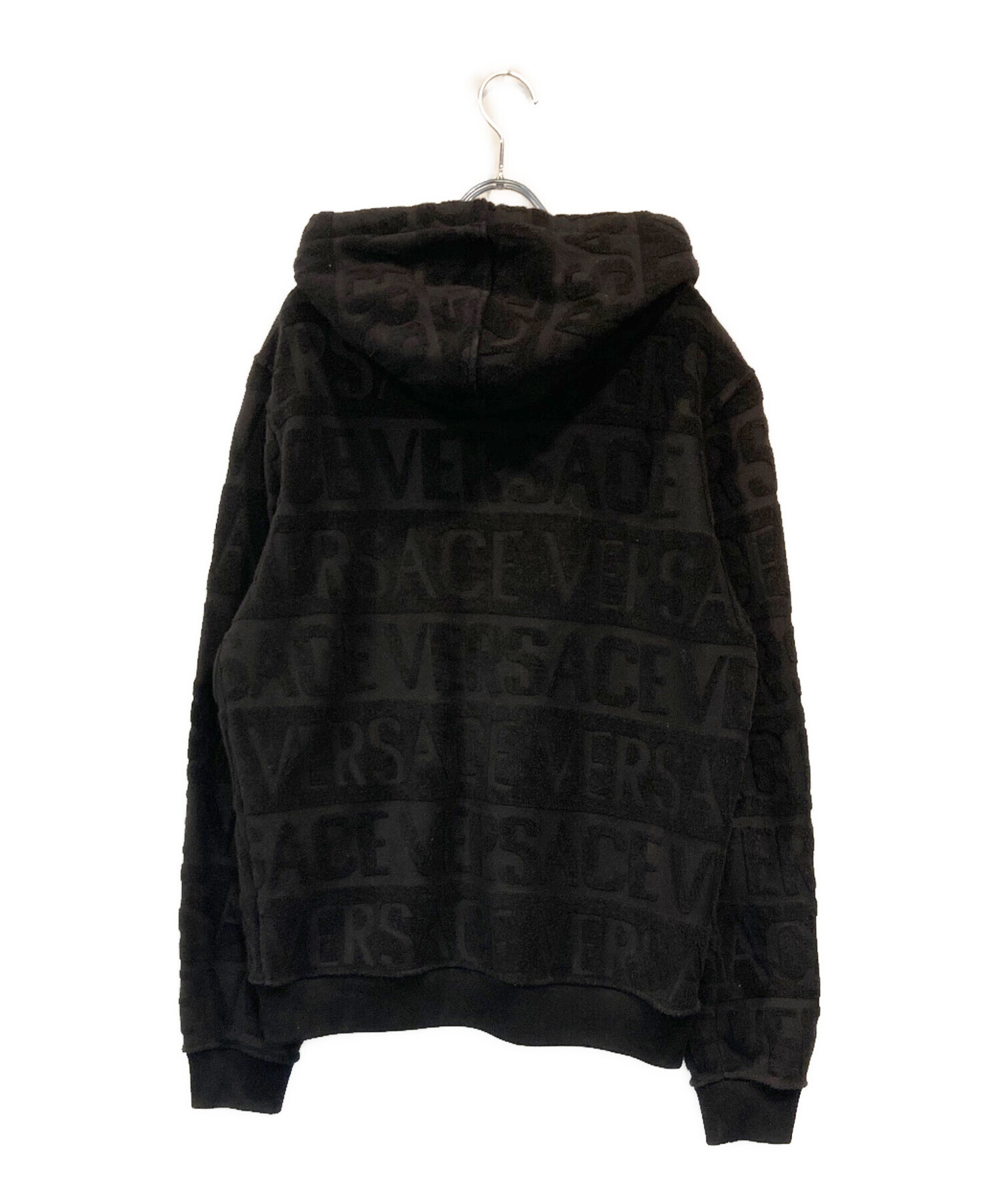 中古・古着通販】VERSACE (ヴェルサーチェ) ジップパーカー ブラック