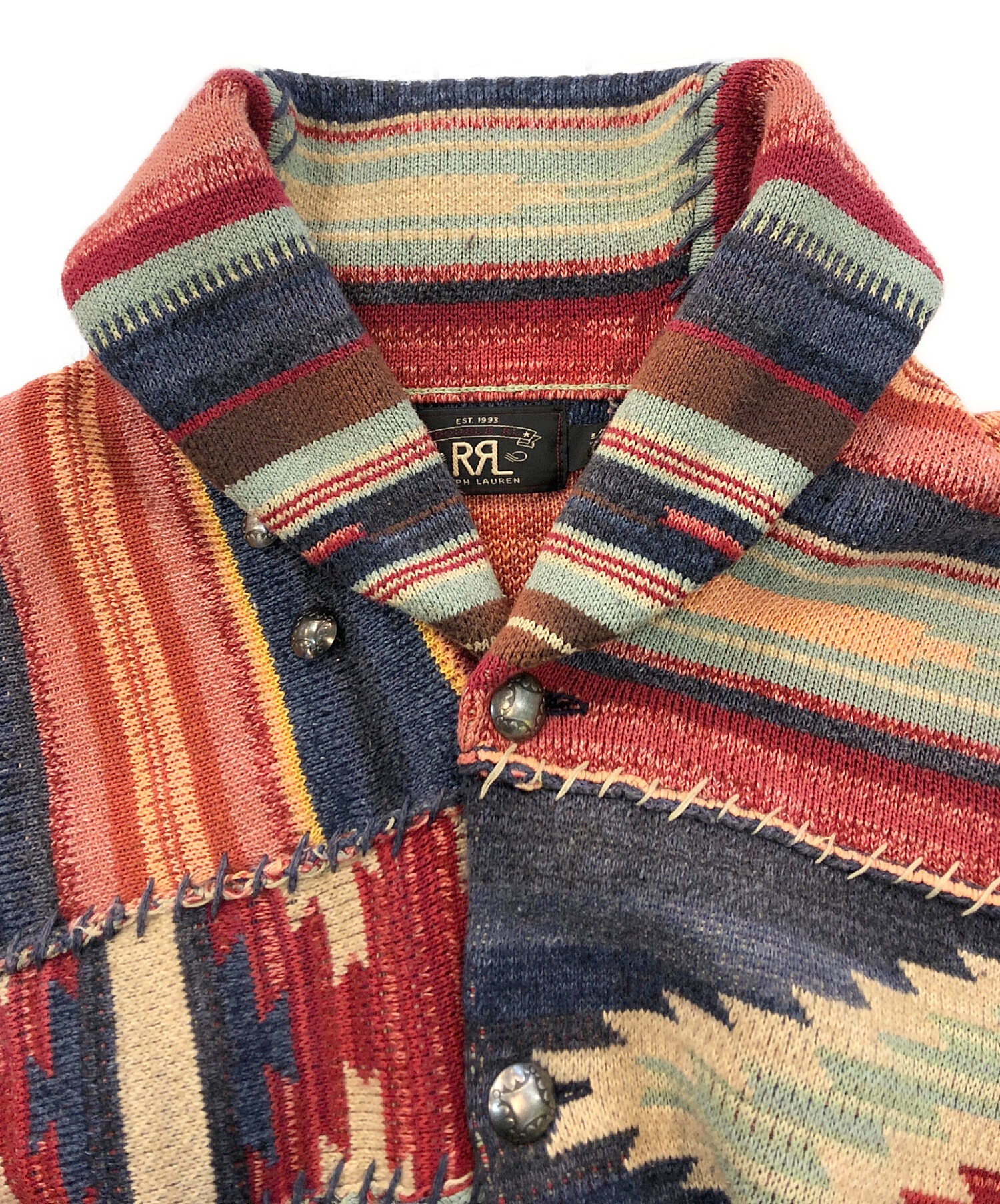 値下げ美品　RRL カーディガン 中古・古着通販】RRL (ダブルアールエル) カウチンニットカーディガン