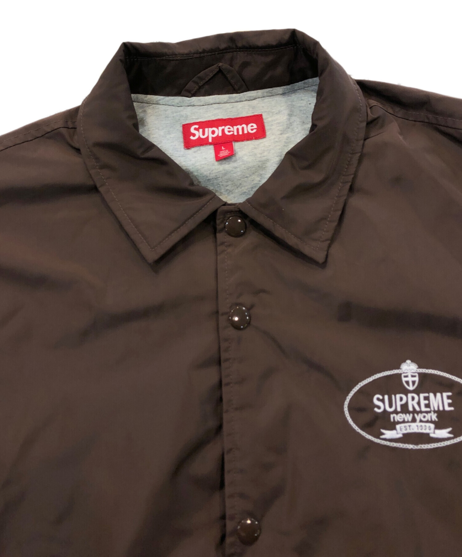 【美品】Supreme Crest Coaches Jacket 新品 Supreme Crest Coaches Jacket コーチジャケット - メルカリ