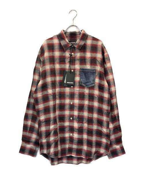 DSQUARED2 ディースクエアード チェック柄 ポロシャツ 中古・古着通販】DSQUARED2 (ディースクエアード) オンブレチェック