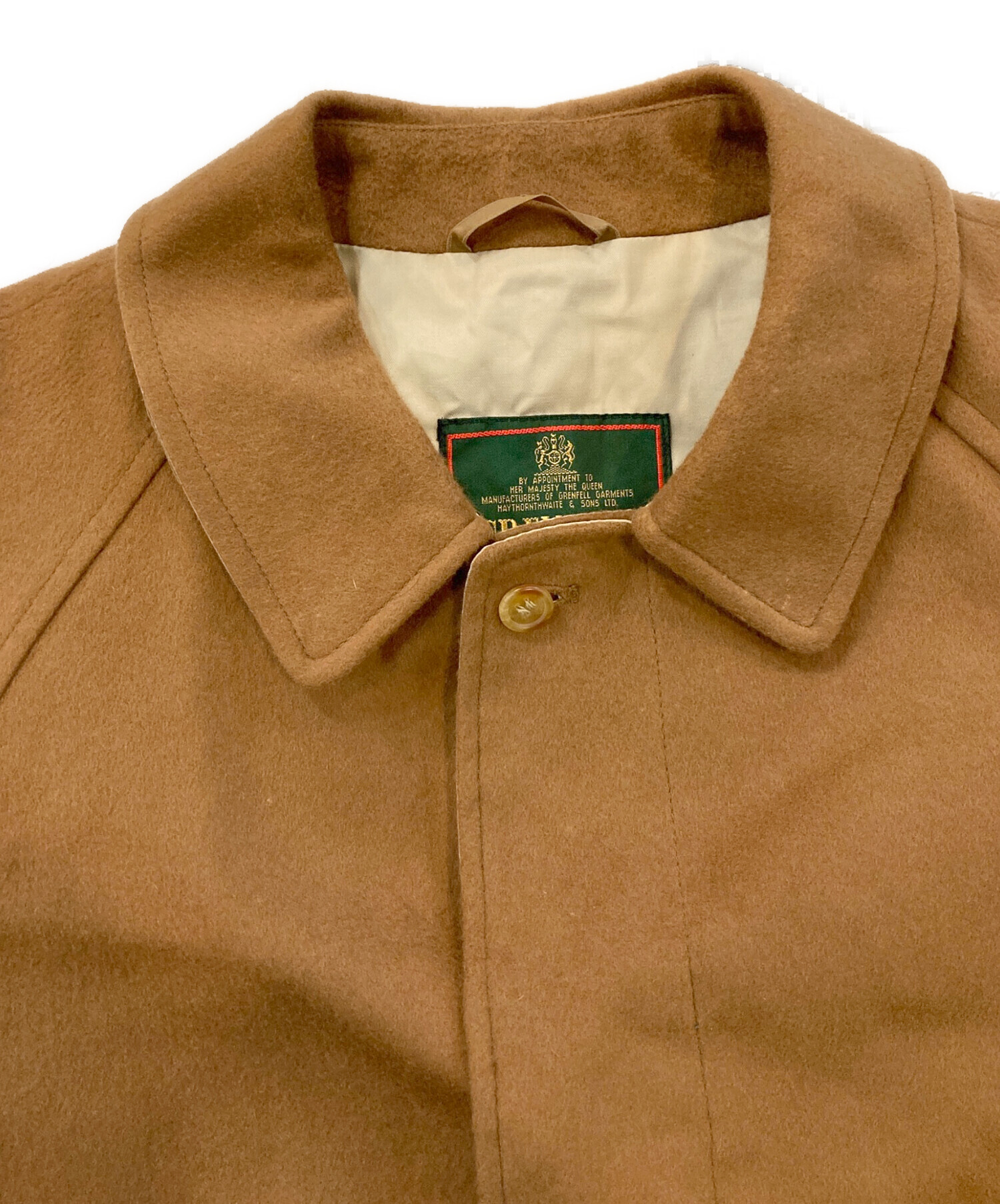 中古・古着通販】GRENFELL (グレンフェル) カシミヤステンカラーコート