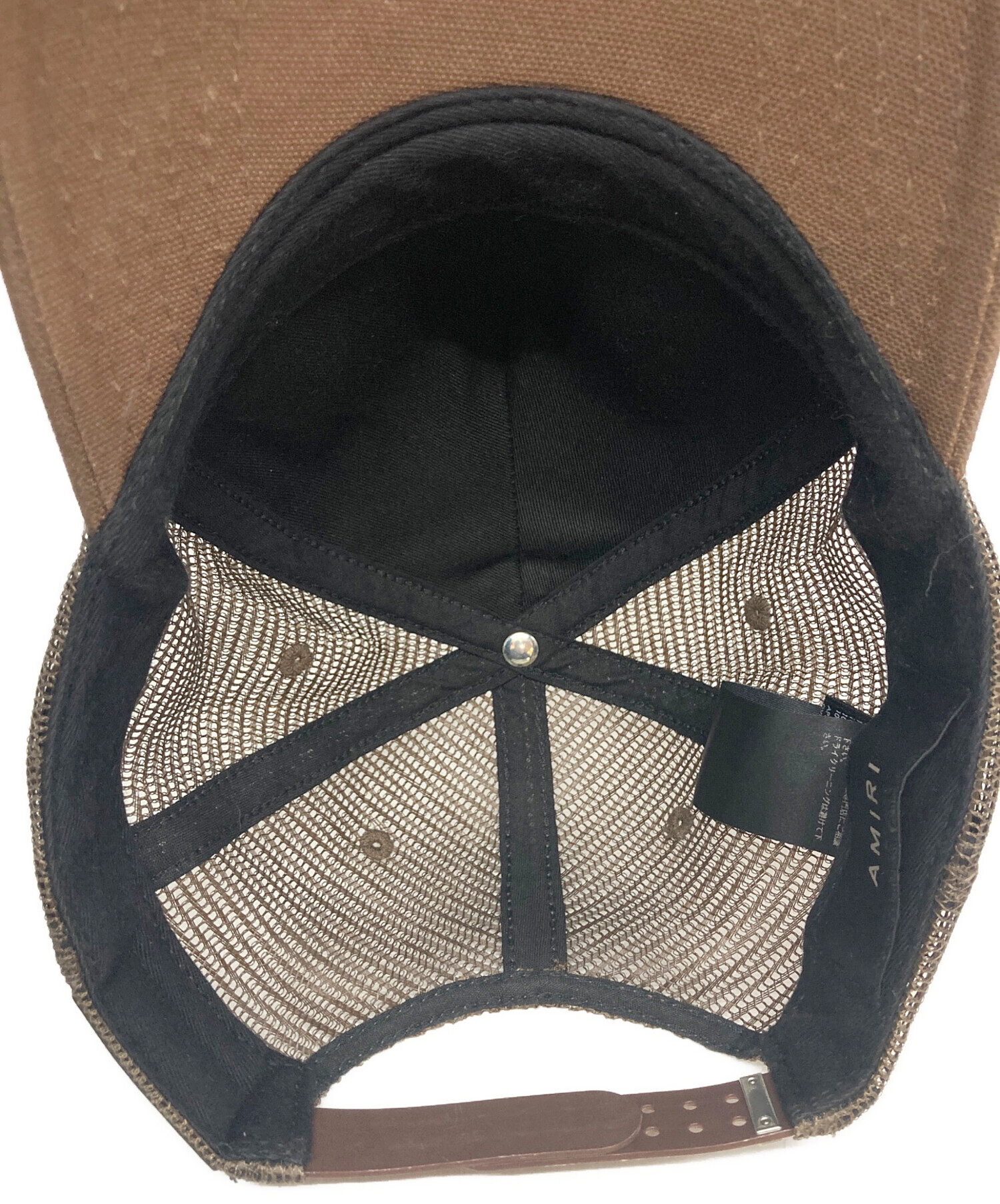 中古・古着通販】AMIRI (アミリ) STAR PATCH CAP ブラウン｜ブランド