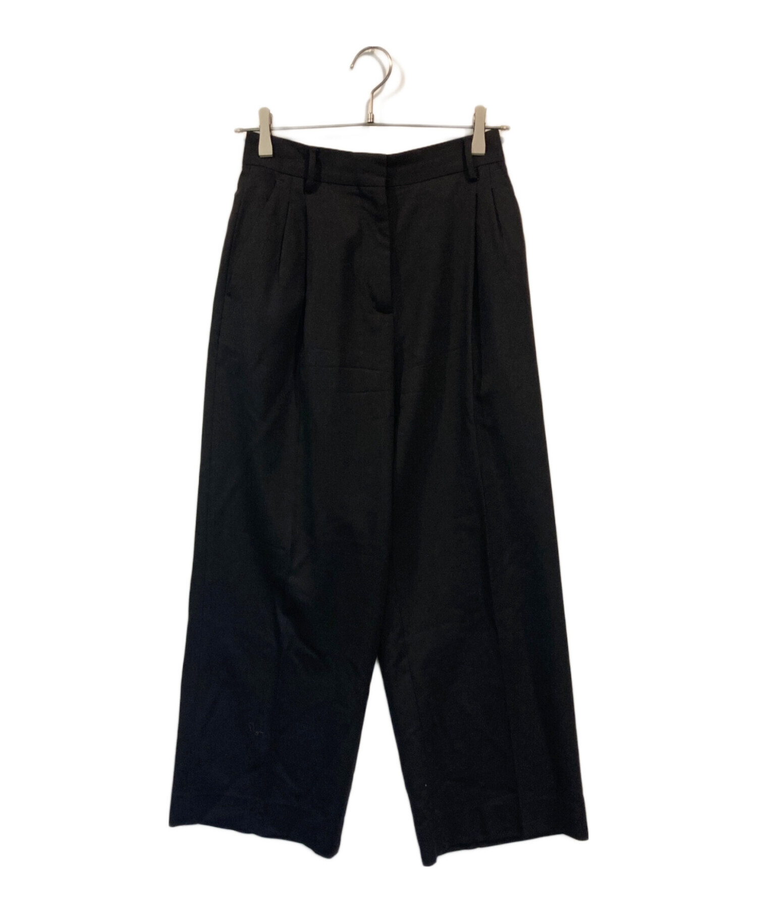 再値下 LOEWE ロエベ パンツ 中古・古着通販】LOEWE (ロエベ) スラックスパンツ ブラック サイズ