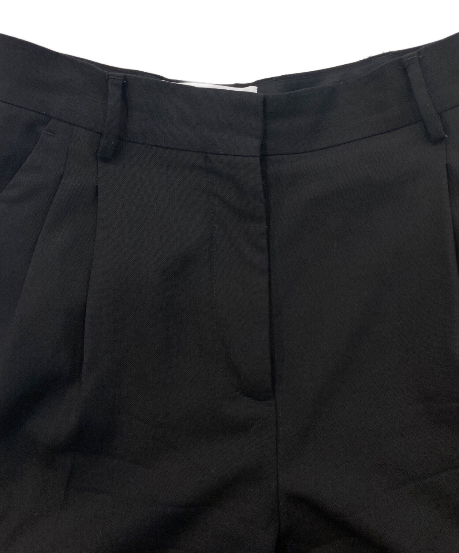 中古・古着通販】LOEWE (ロエベ) スラックスパンツ ブラック サイズ