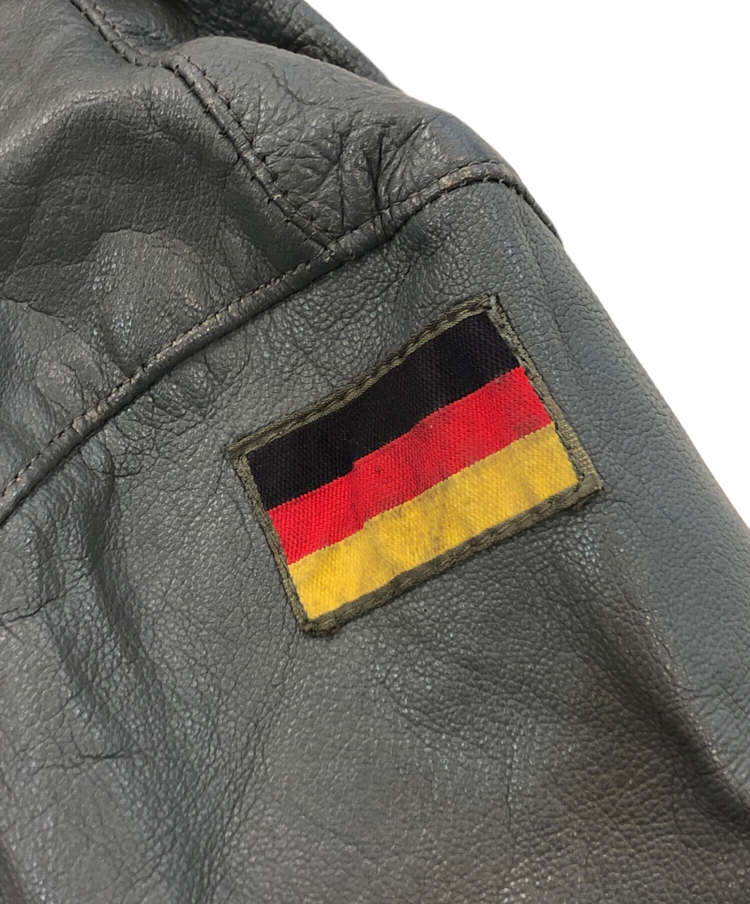 中古・古着通販】ドイツ軍 (ドイツグン) レザーフライトジャケット