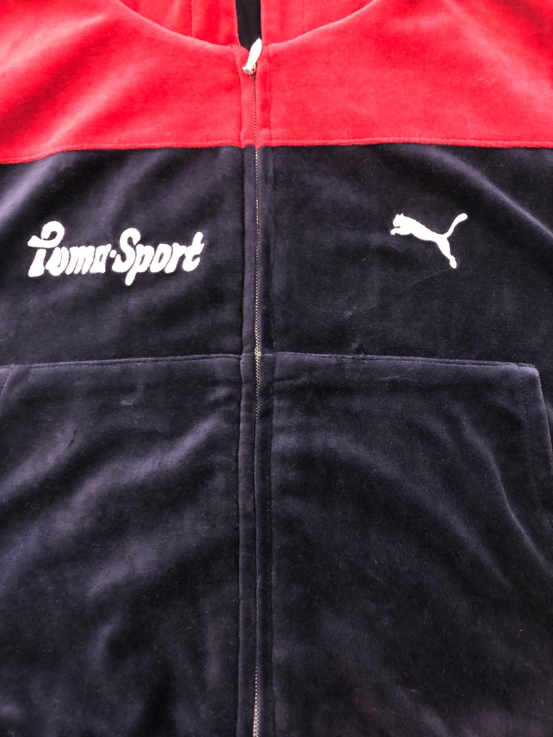 【未使用未着用】プーマ　ベロアトラックジャケット　M ベロア　デッドストック USED プーマ ベロアトラックジャケット ジャージ M相当 | 古着屋dp