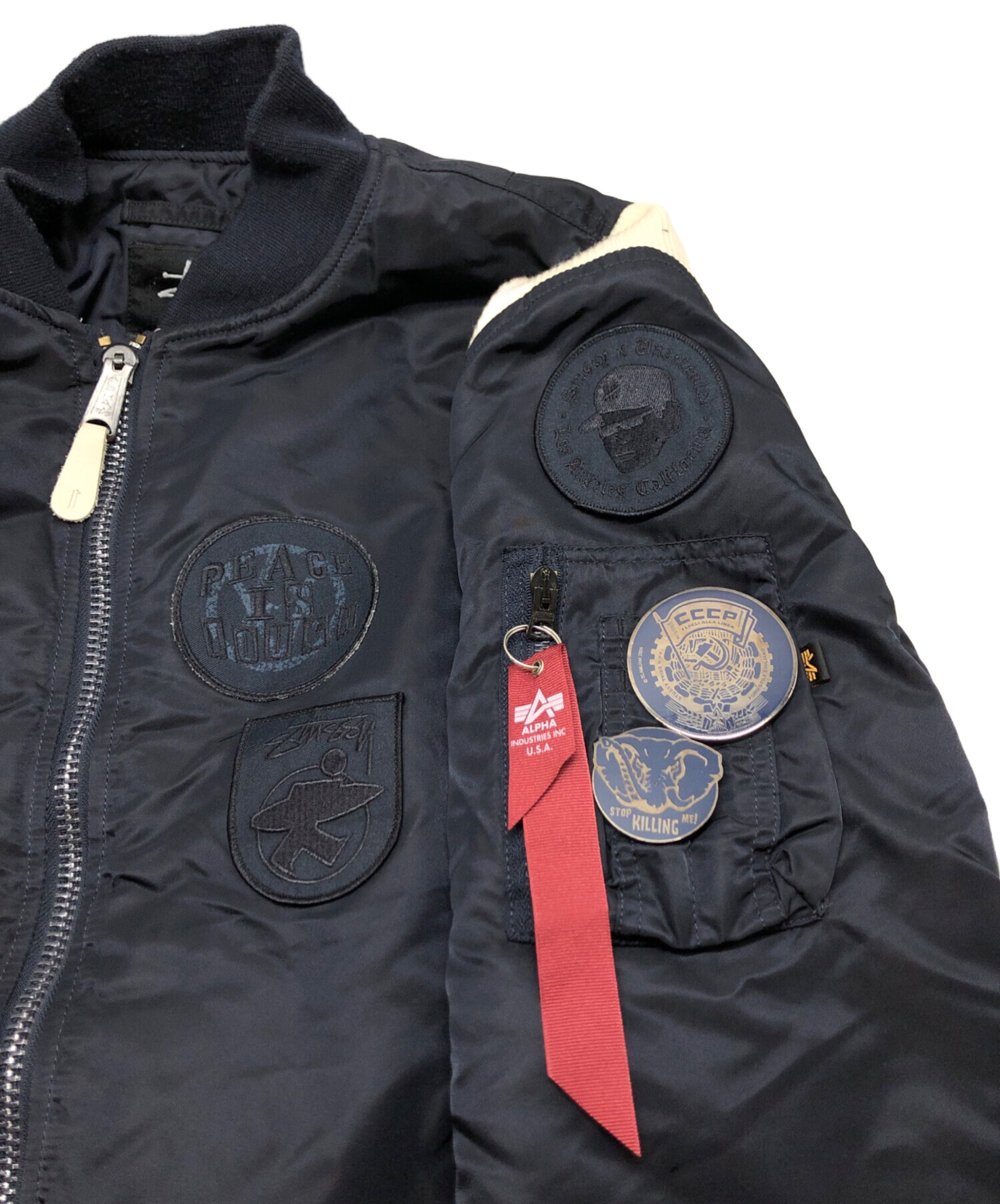 中古・古着通販】stussy (ステューシー) ALPHA (アルファ) FRAGMENT