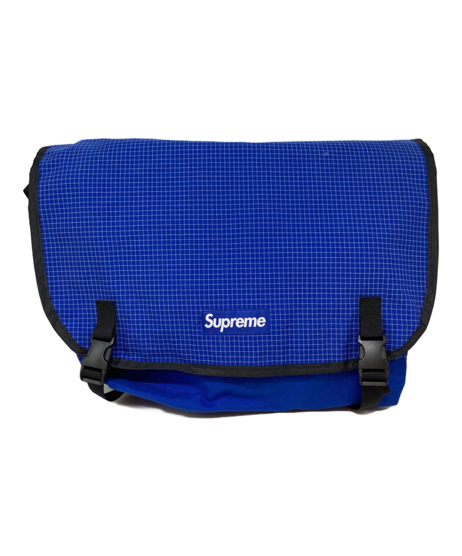 Supreme ブルー チェック柄 メッセンジャーバッグ Supreme ブルー チェック柄 メッセンジャーバッグ