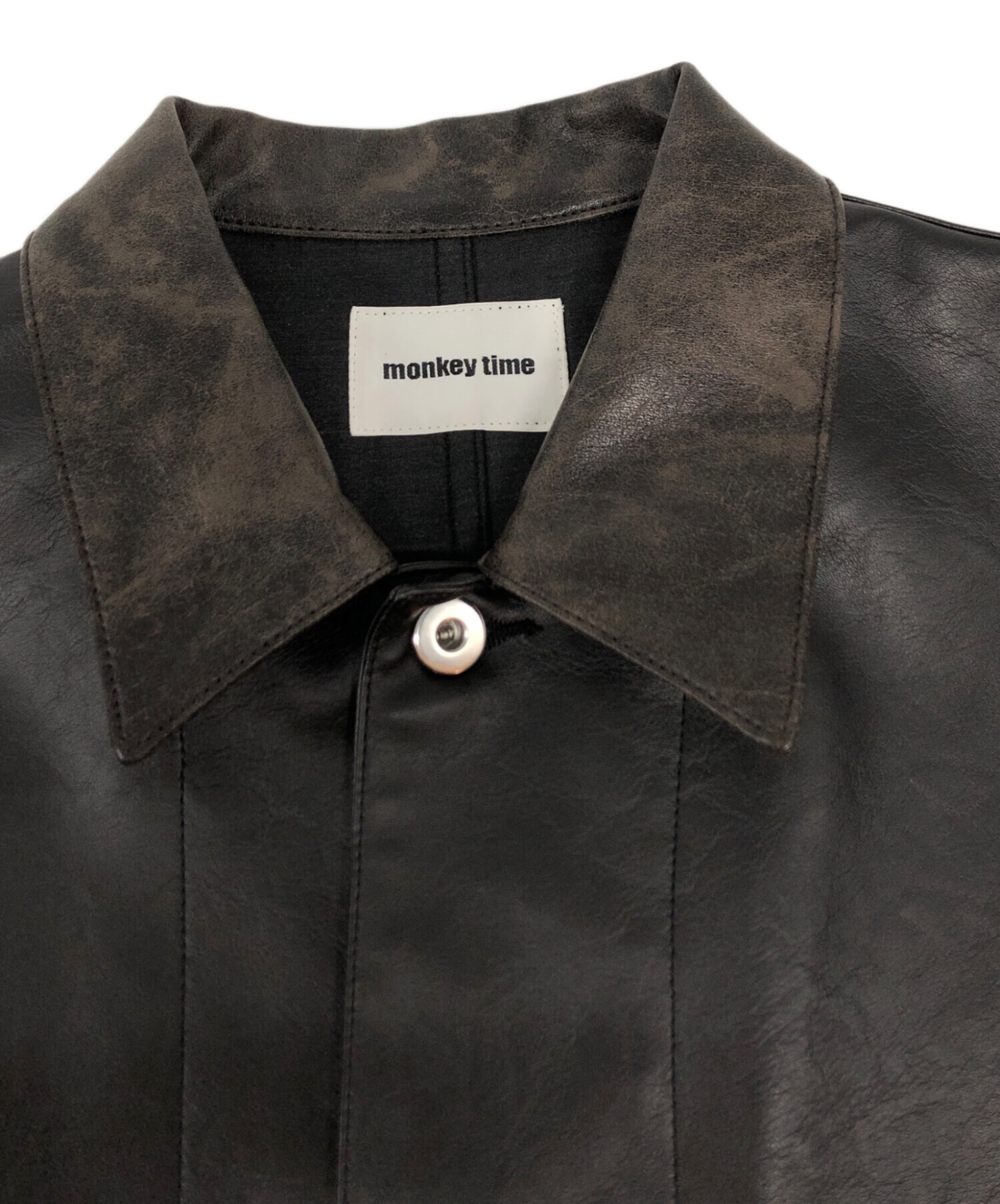 中古・古着通販】MONKEY TIME (モンキータイム) エコレザージャケット