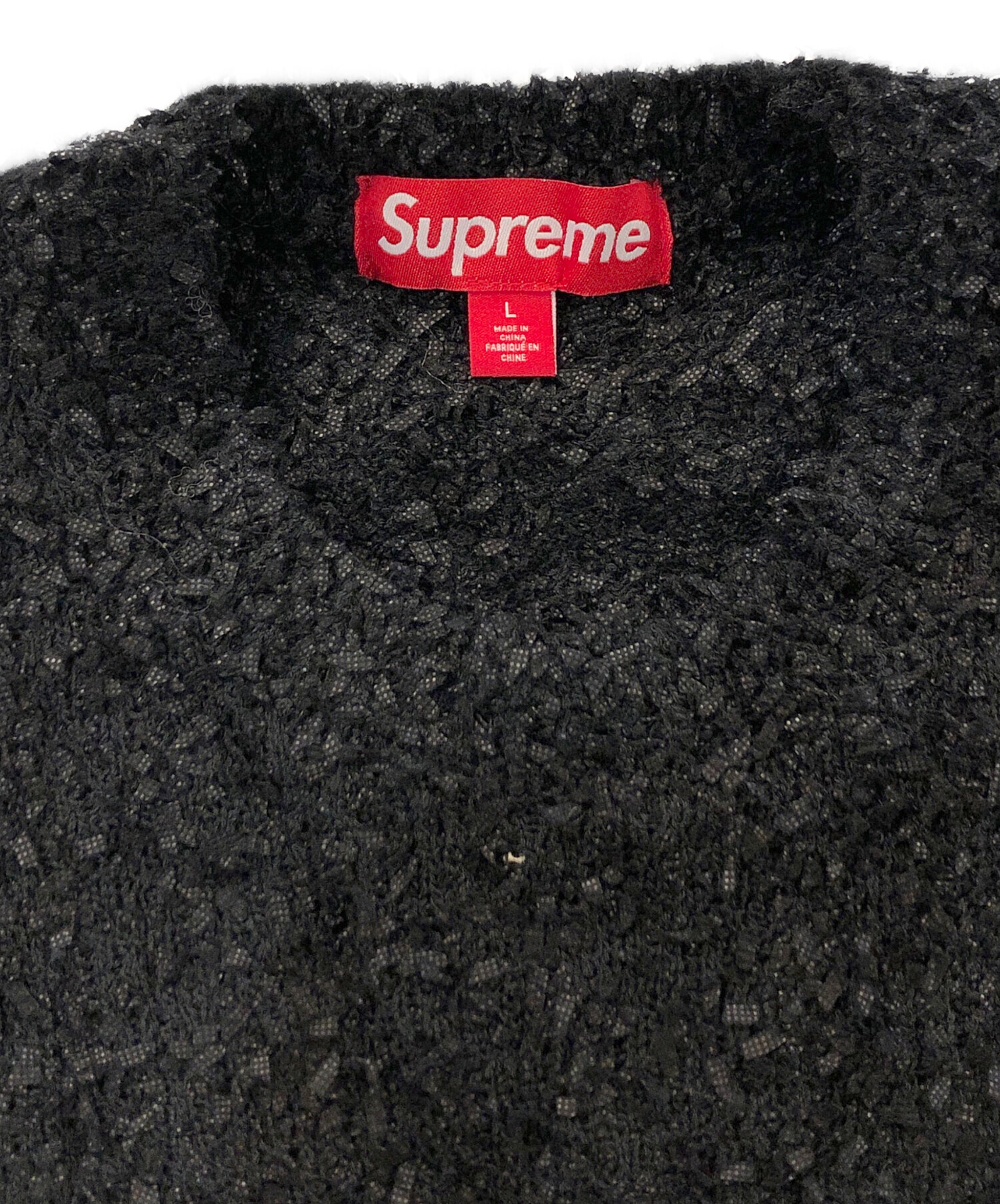 ゆーき 様Supreme 黒 Textured Arc Sweater 中古・古着通販】Supreme