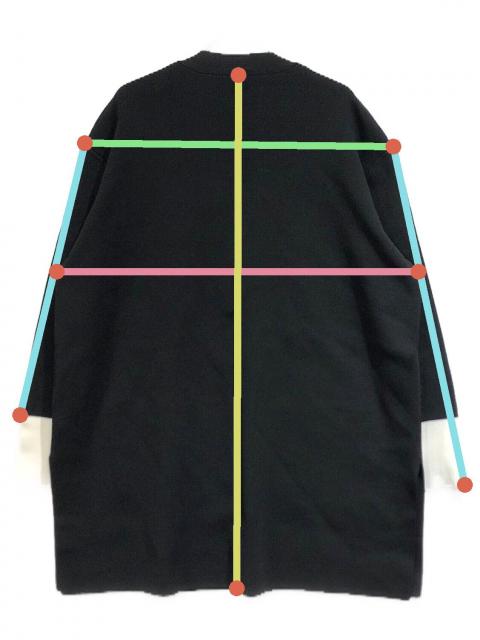 良品 24AW ADORE アドーア ドライストレッチ ロングニットカーディガン 531-5170114 サイズ38 ブラック レディース 古着 中古 USED ADORE - 良品 24AW ADORE アドーア ドライストレッチ ロングニット