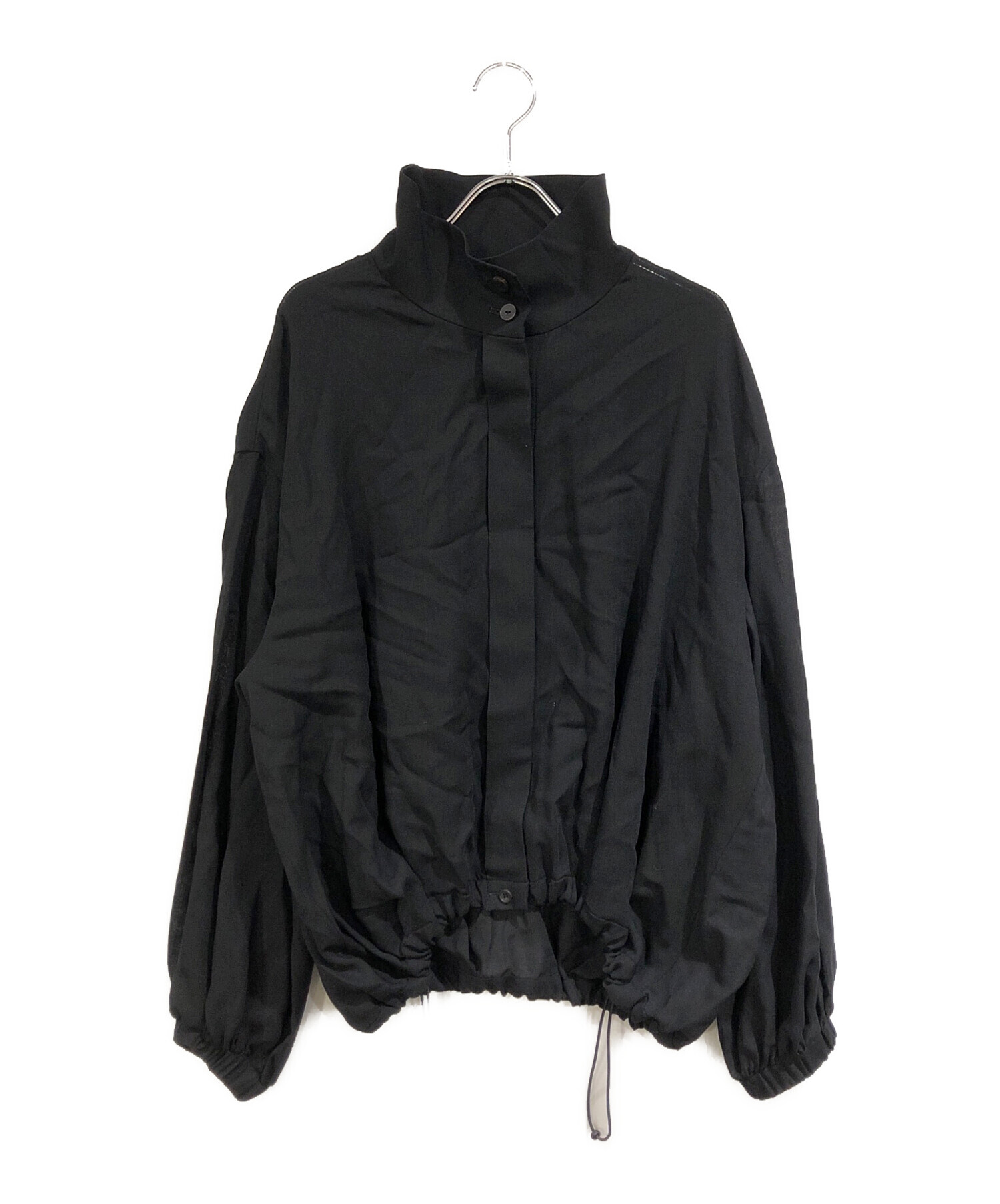 中古・古着通販】ADORE (アドーア) マナードビエラブラウス ブラック  