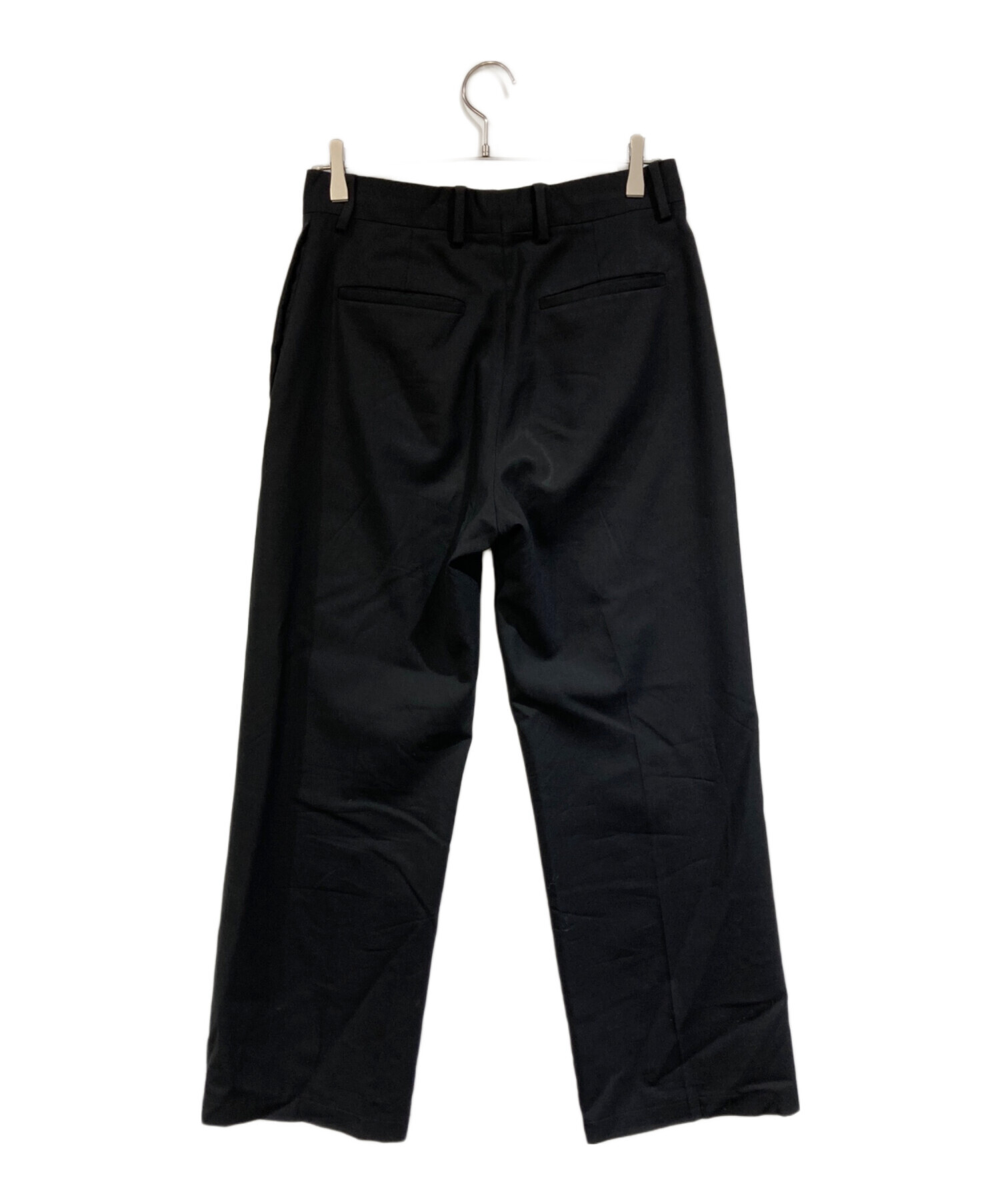 loewe ストレートスラックス トラウザー 中古・古着通販】LOEWE (ロエベ) ストレートスラックス ブラック